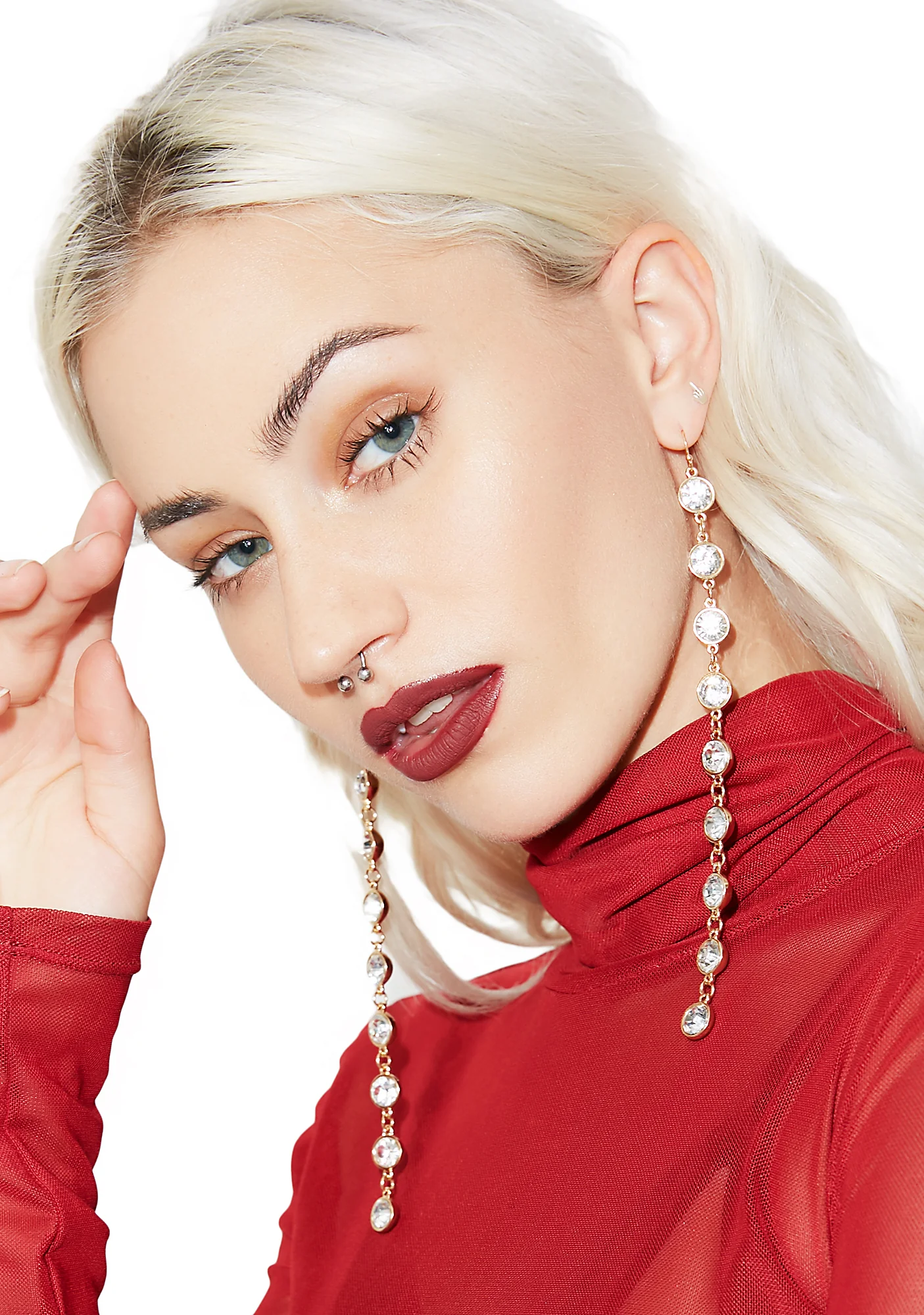 The A Lister Rhinestone Earrings - Image 3
