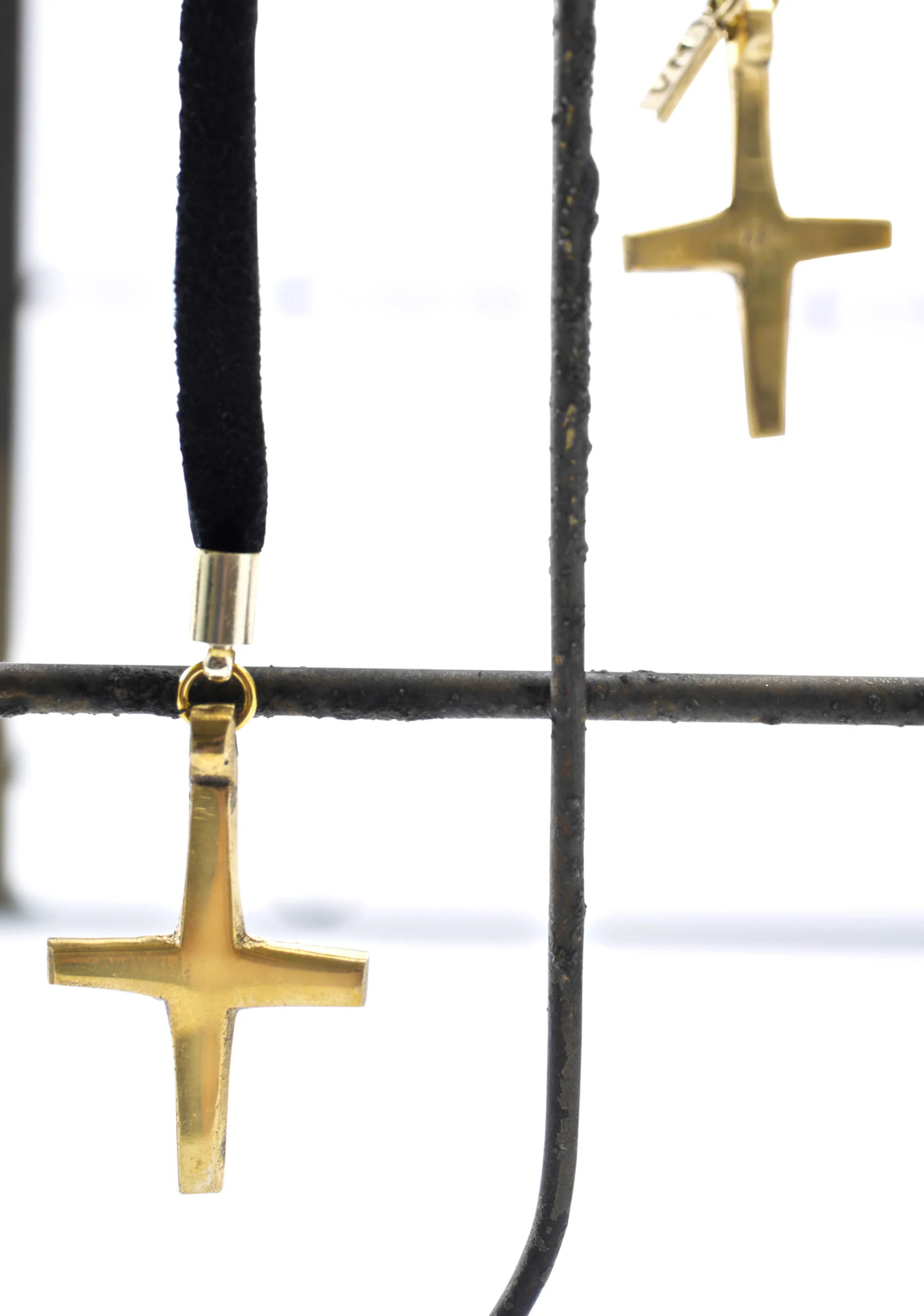 The Crosses Black Leather Wrap Bolo - Image 2