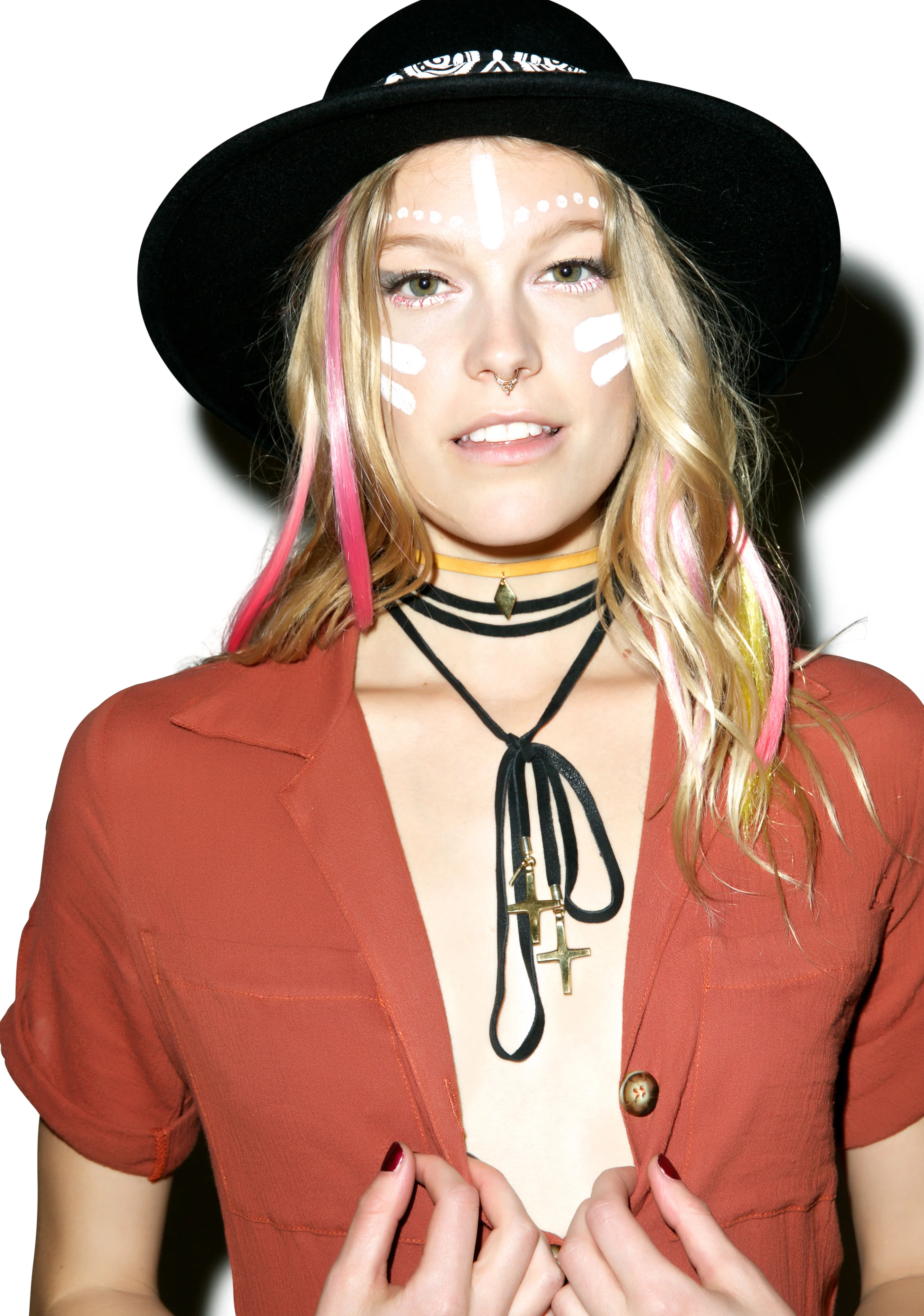 The Crosses Black Leather Wrap Bolo - Image 5