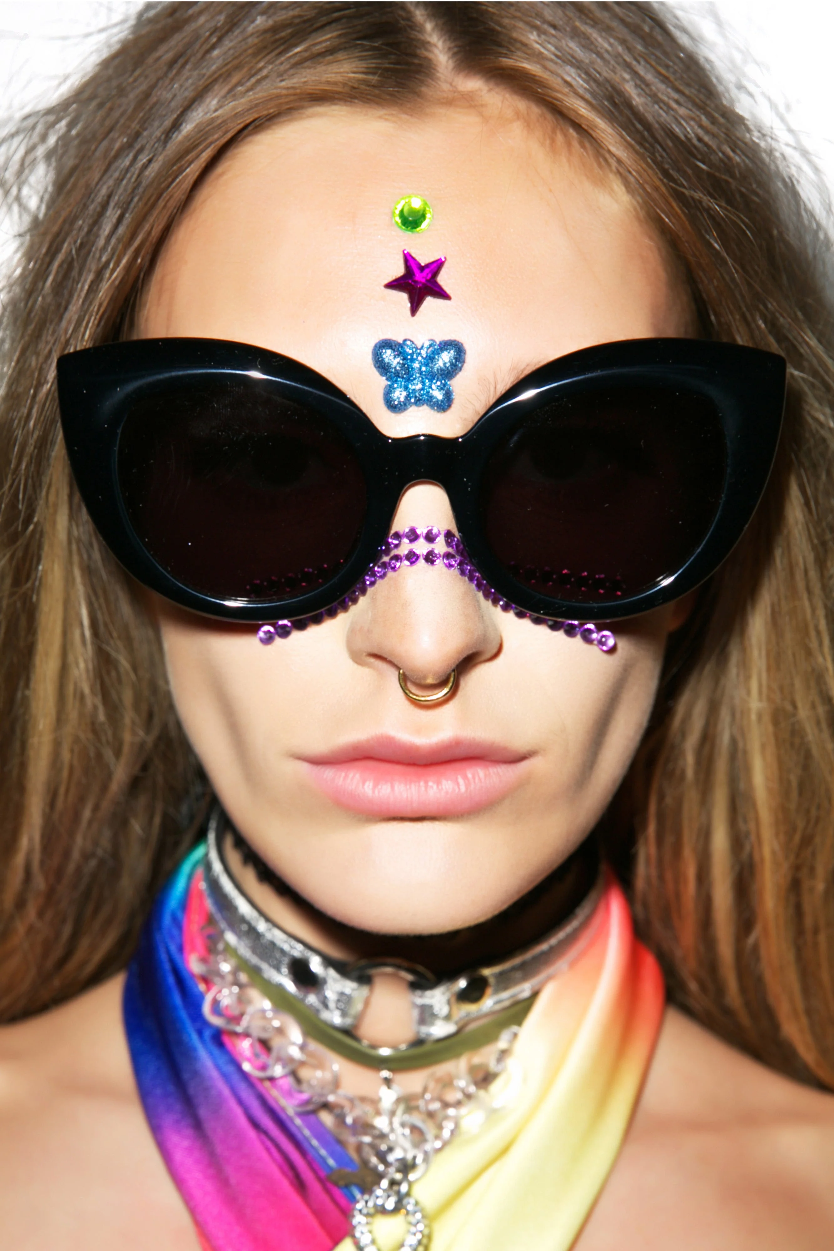 The Diamond Brunch Sunglasses - Light Blue - Image 5