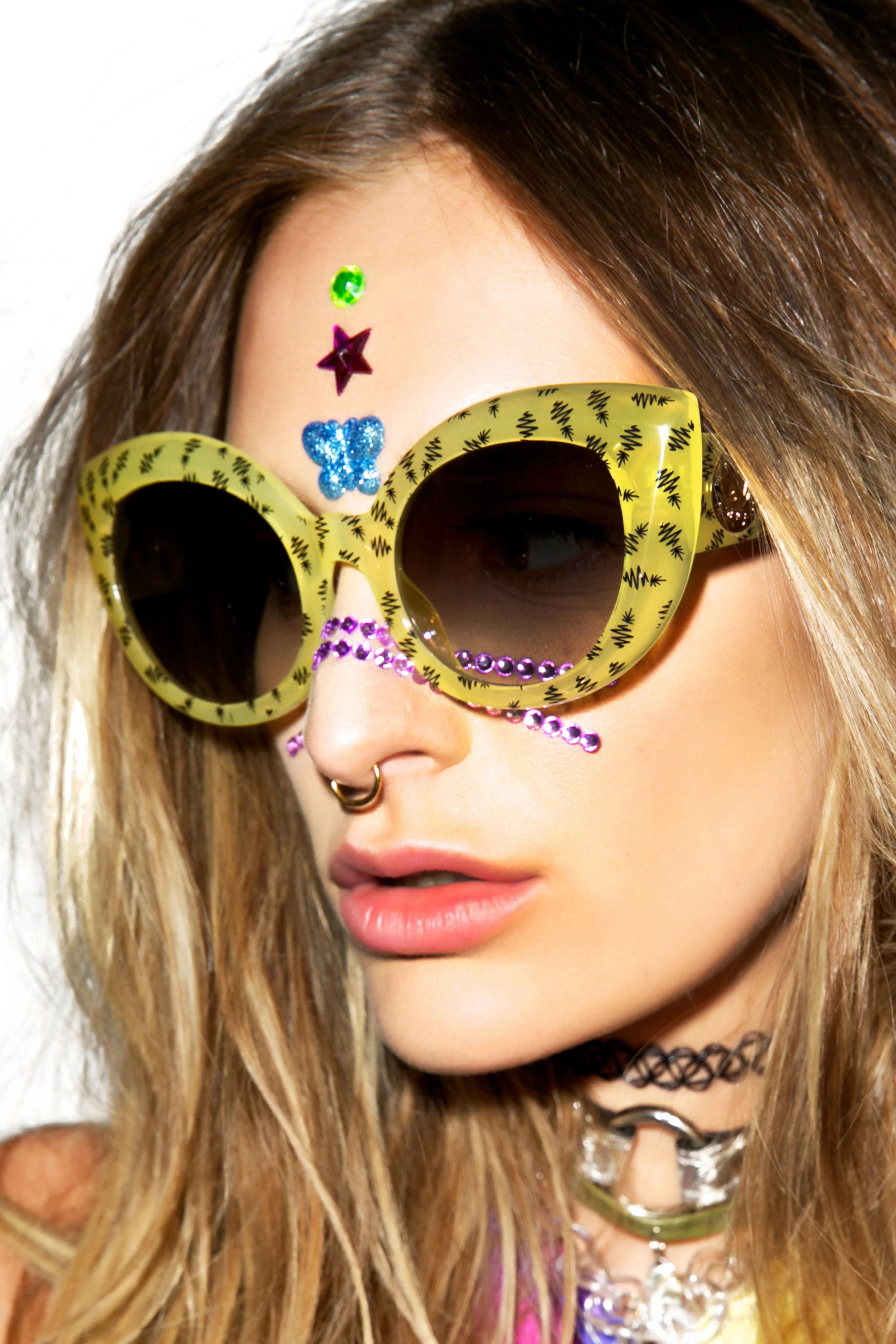 The Diamond Brunch Sunglasses - Black - Image 15