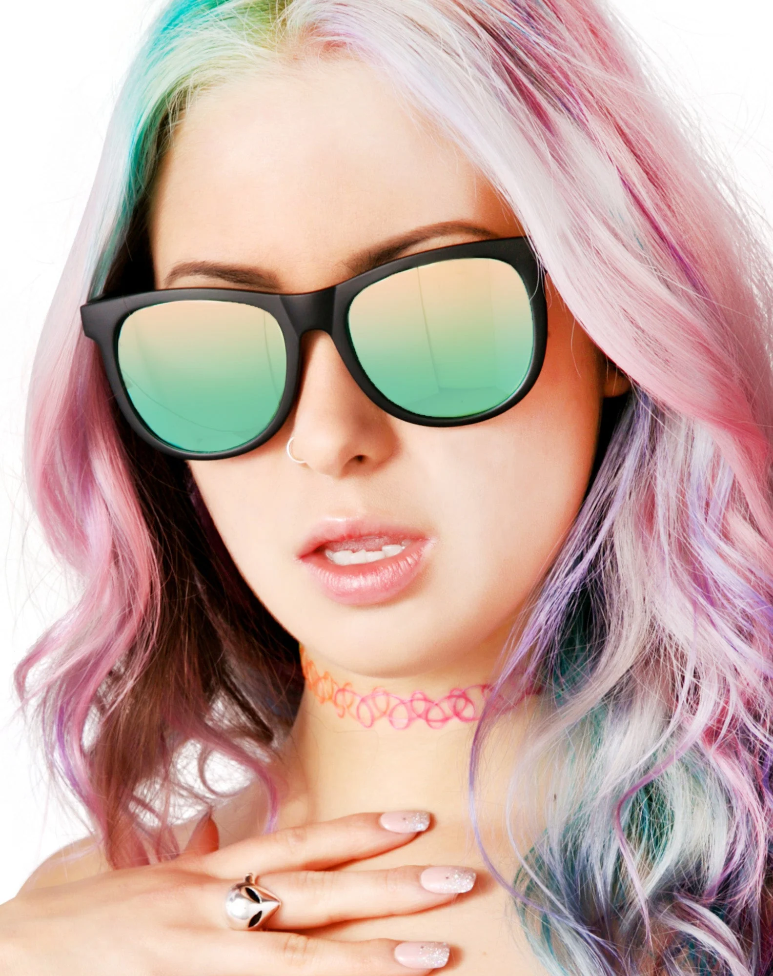 The Nudie Mag Sunglasses - Orange - Image 4