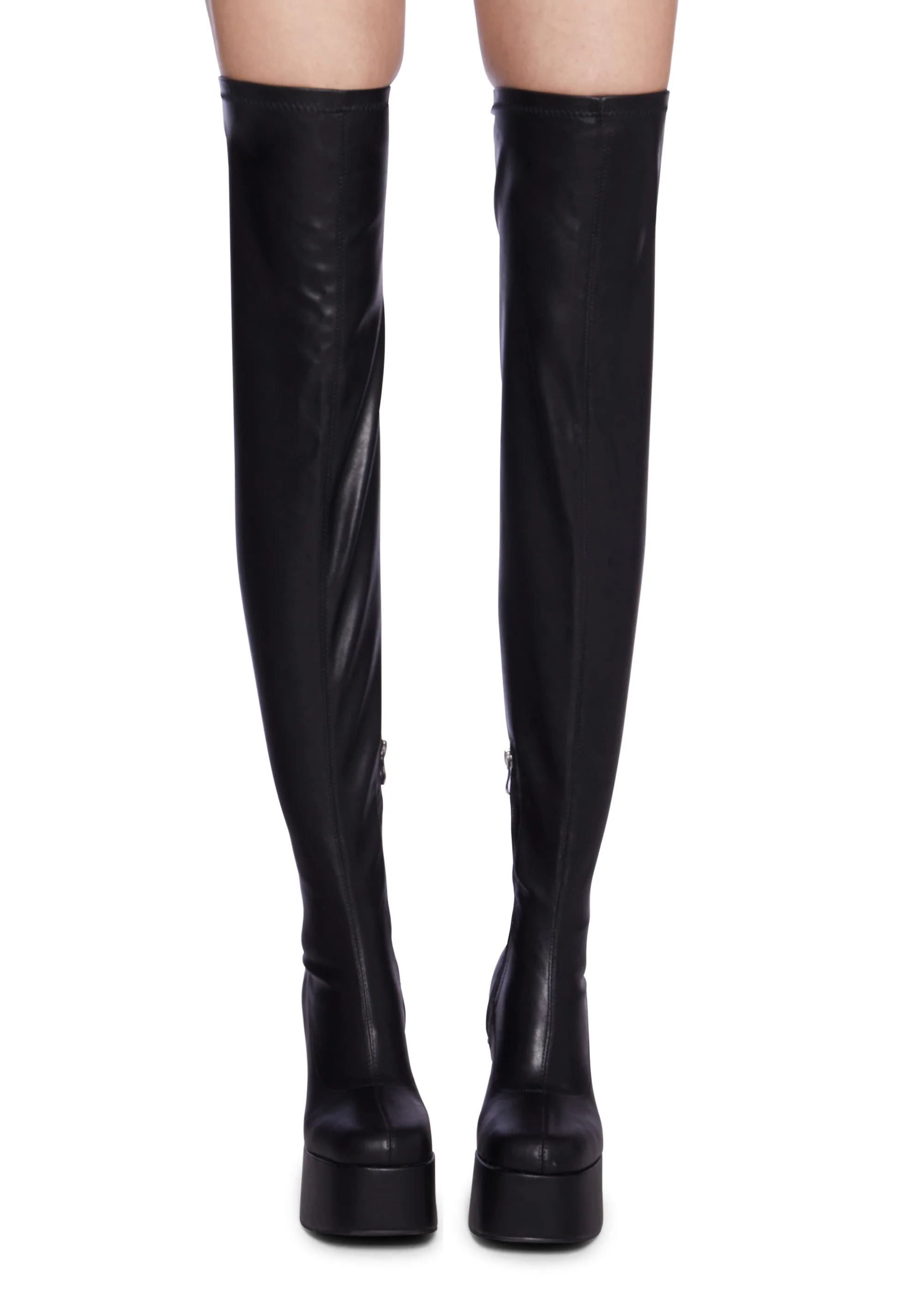 The Redemption Stretch Thigh High Boots - Image 3
