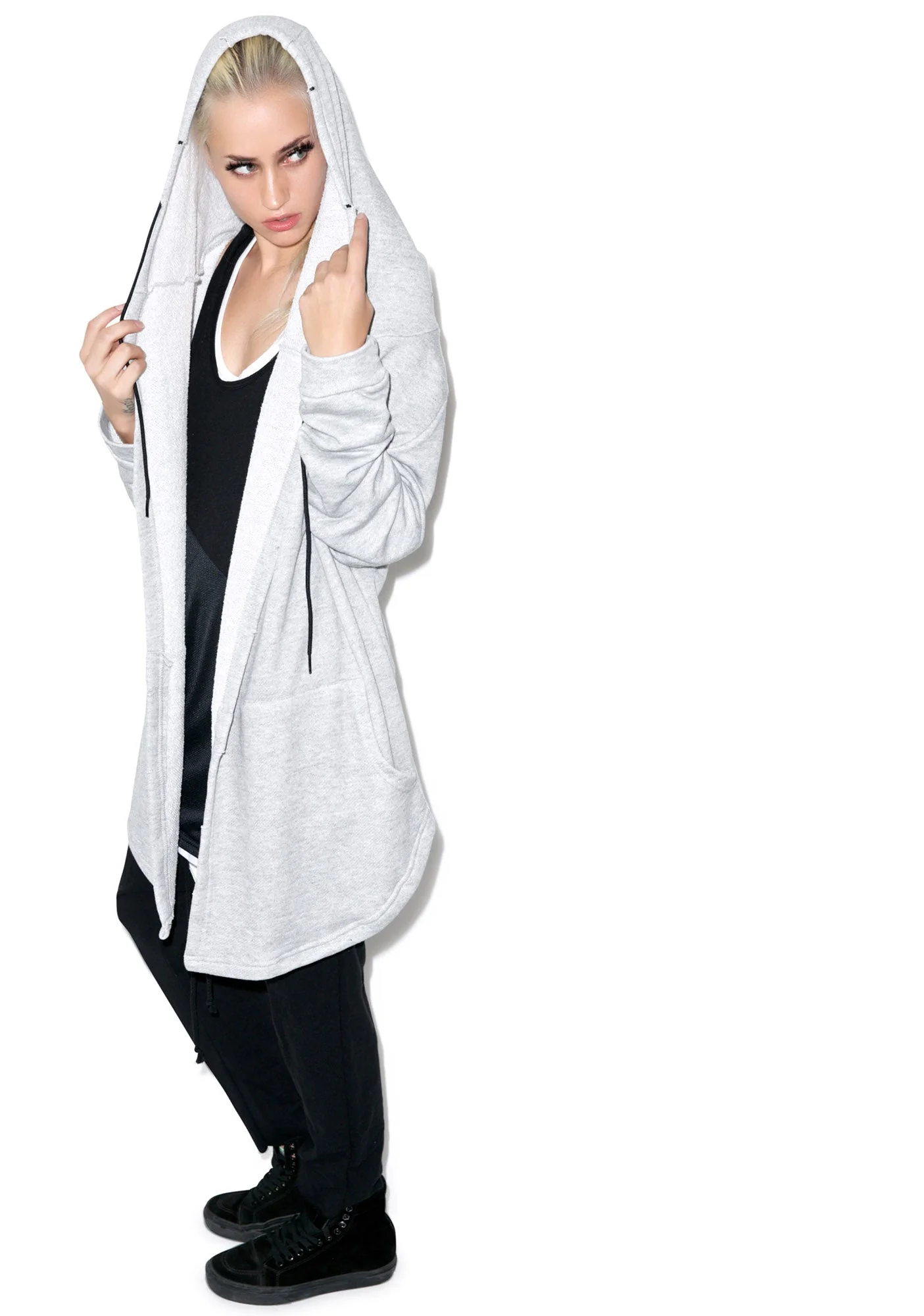 The Sado Hoodie - Gray - Image 10