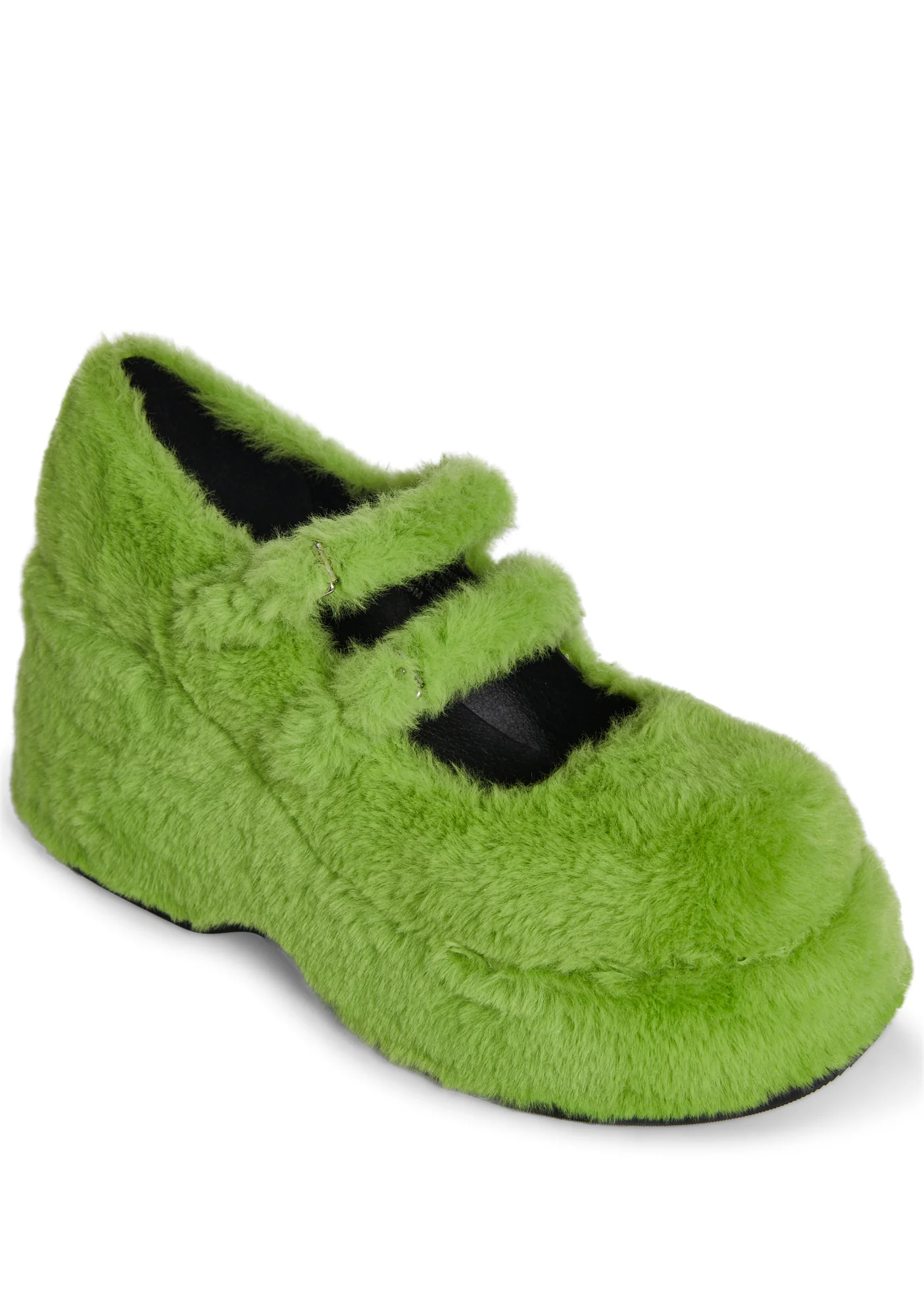 Theater Geek Platform Mary Janes - Green - Image 2