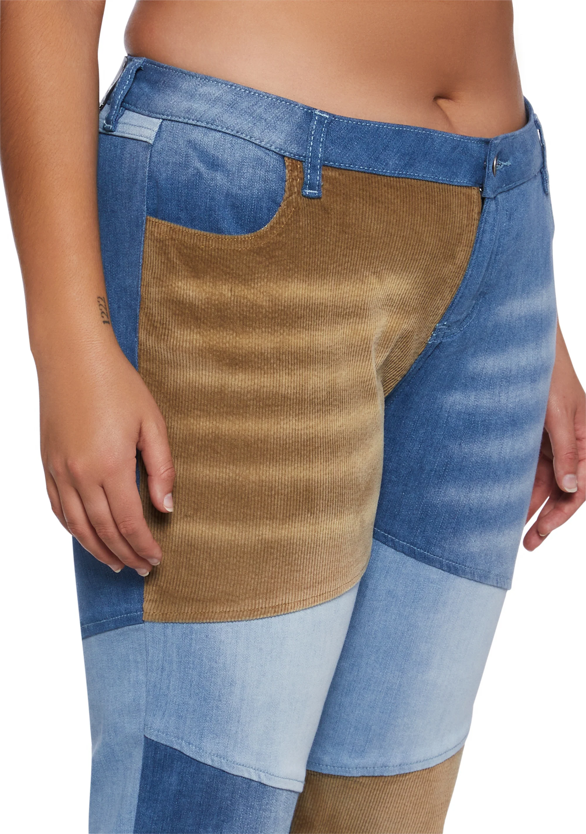 There She Goes Patchwork Jeans - Image 10