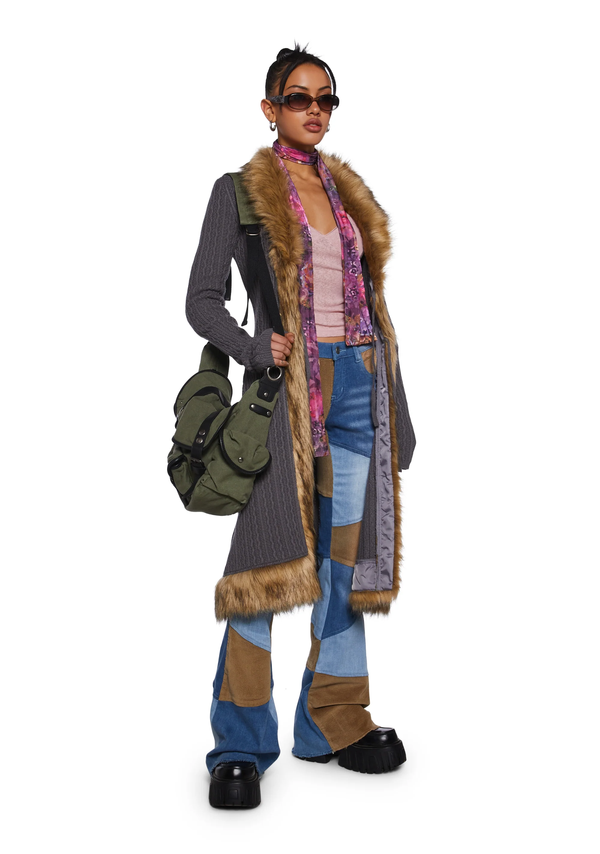 There She Goes Patchwork Jeans - Image 3