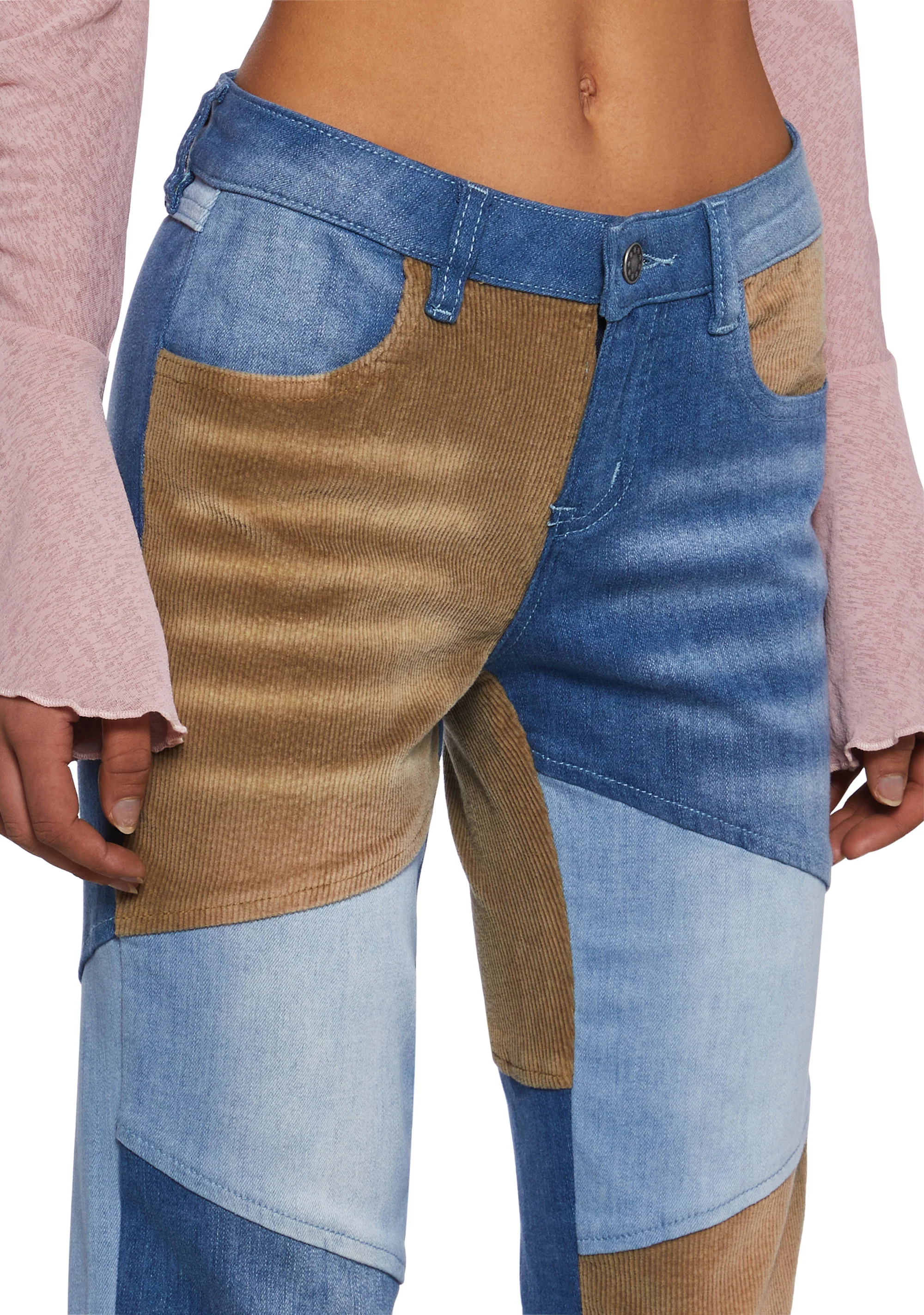 There She Goes Patchwork Jeans - Image 6