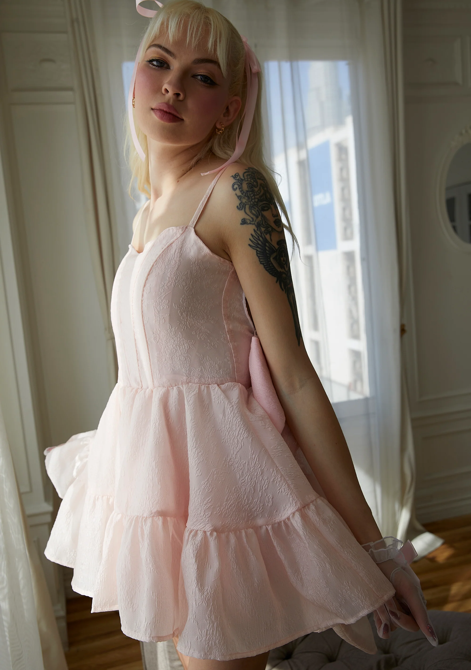 This Magic Moment Mini Dress - Pink - Image 6