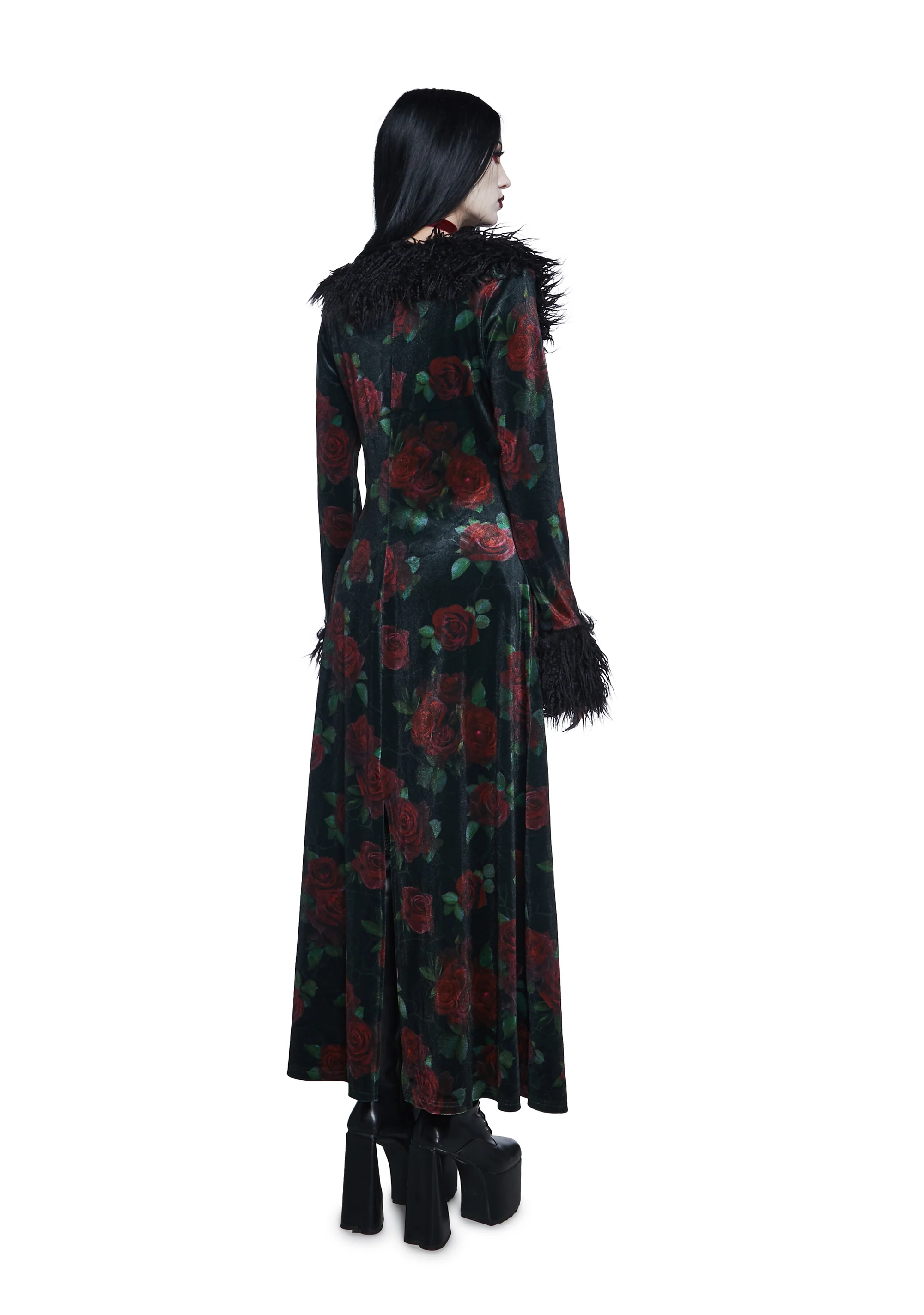 Thorned Morte Velvet Duster - Image 4
