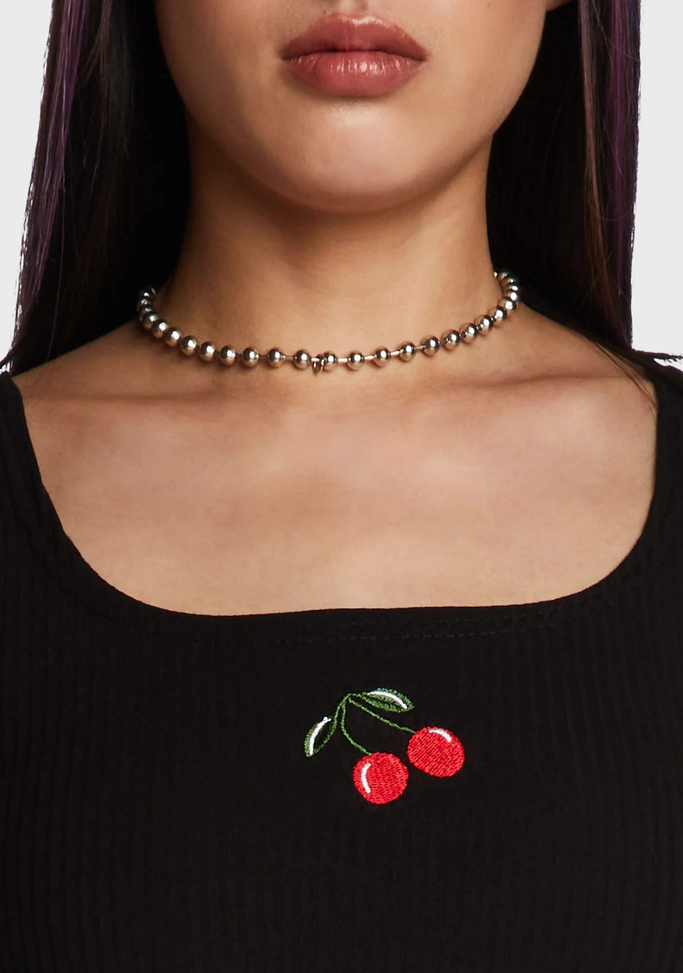 Three Cheers Crop Top - Black - Image 2
