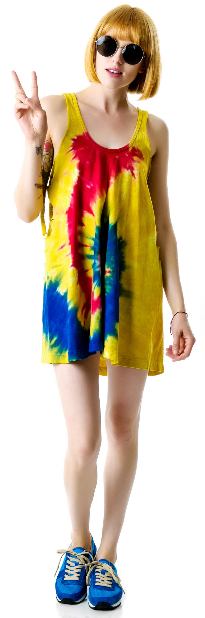 Tie Dye Slit Dress - Image 3