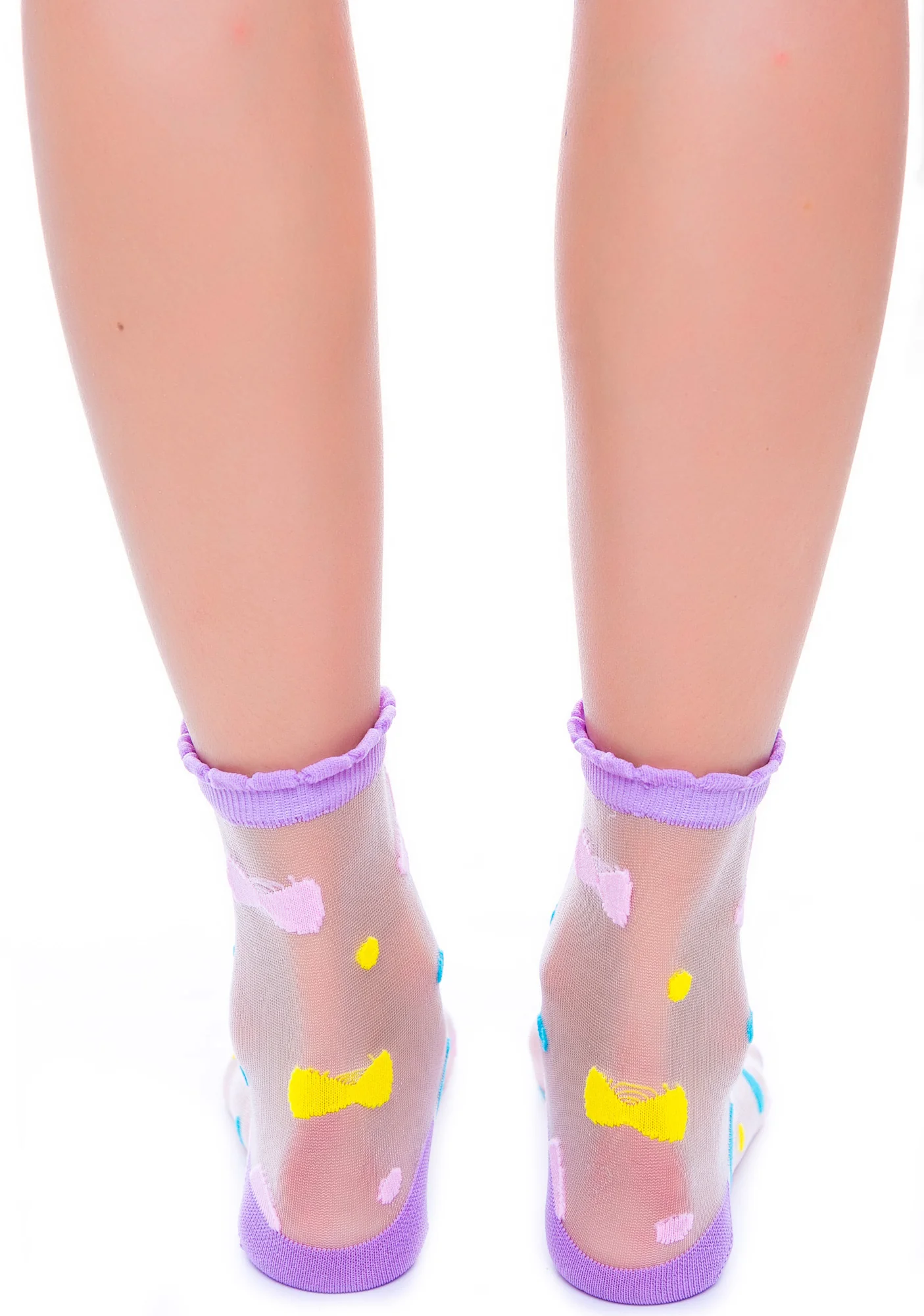 Tied With A Bow See Thru Sock - Image 2