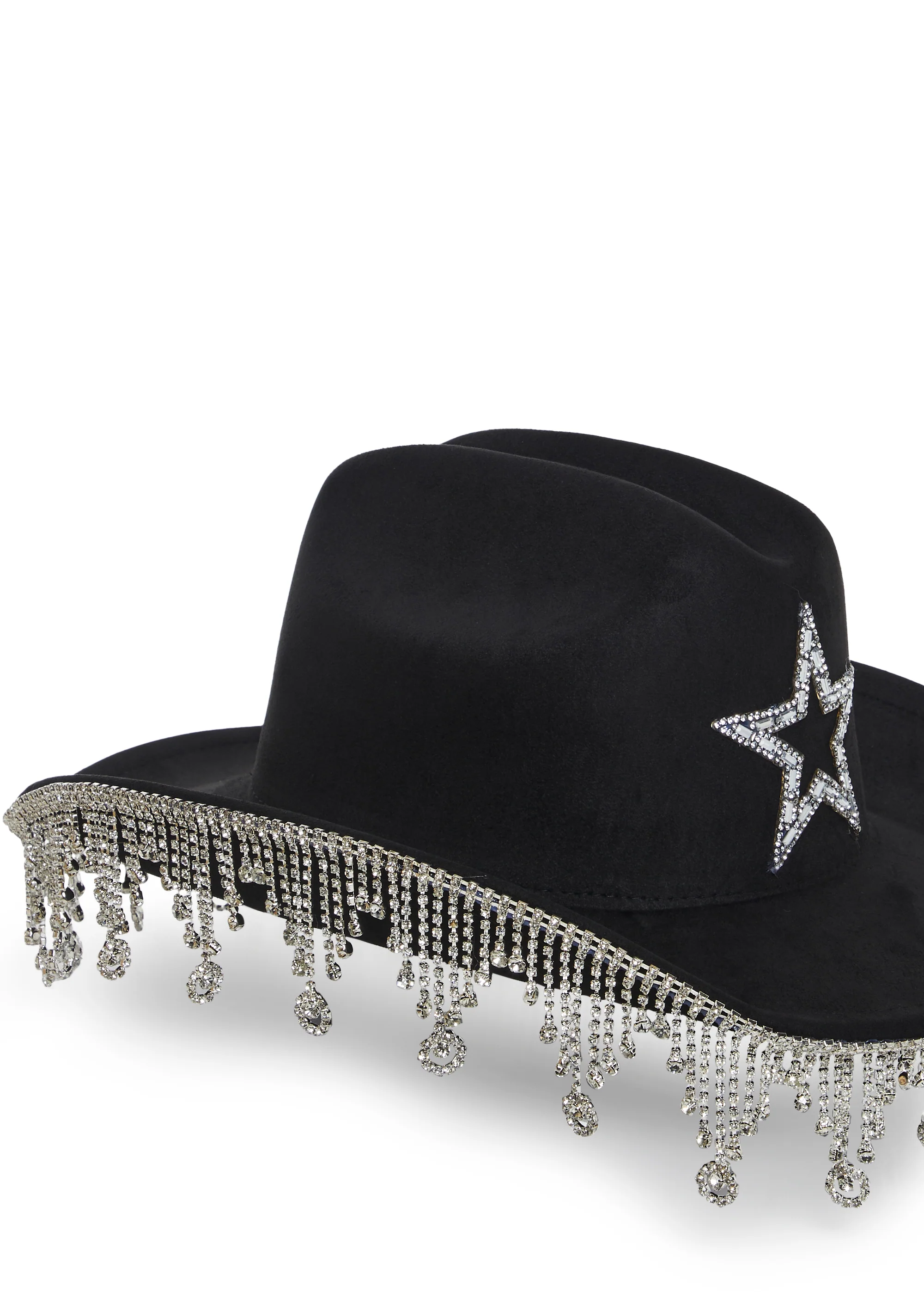 Tinsel Town Rhinestone Cowboy Hat - Black - Image 7