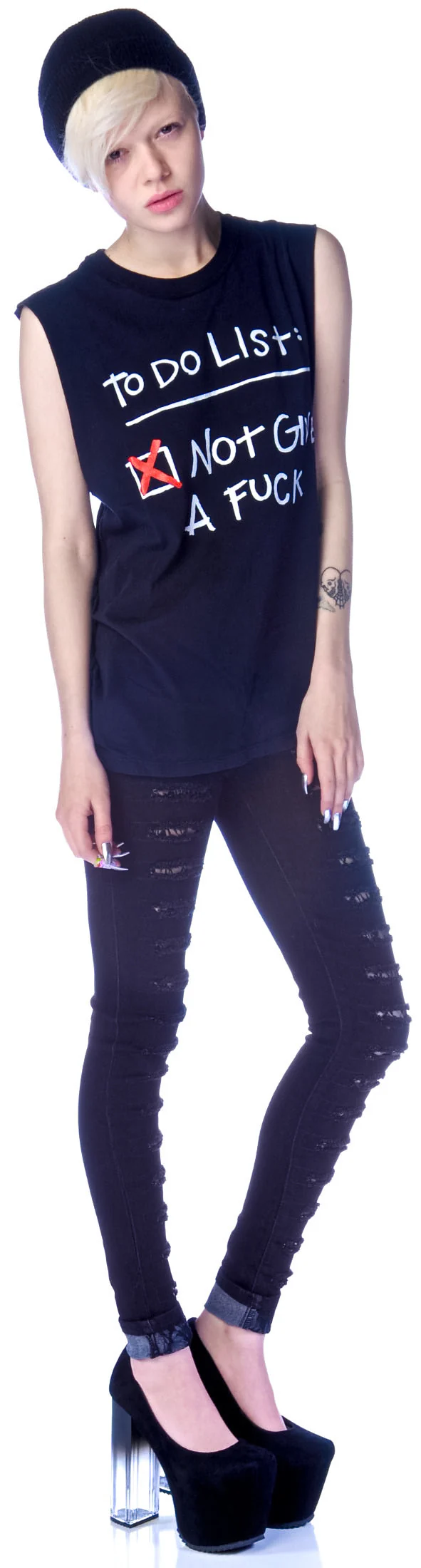 To Do List Muscle Tee - Image 3