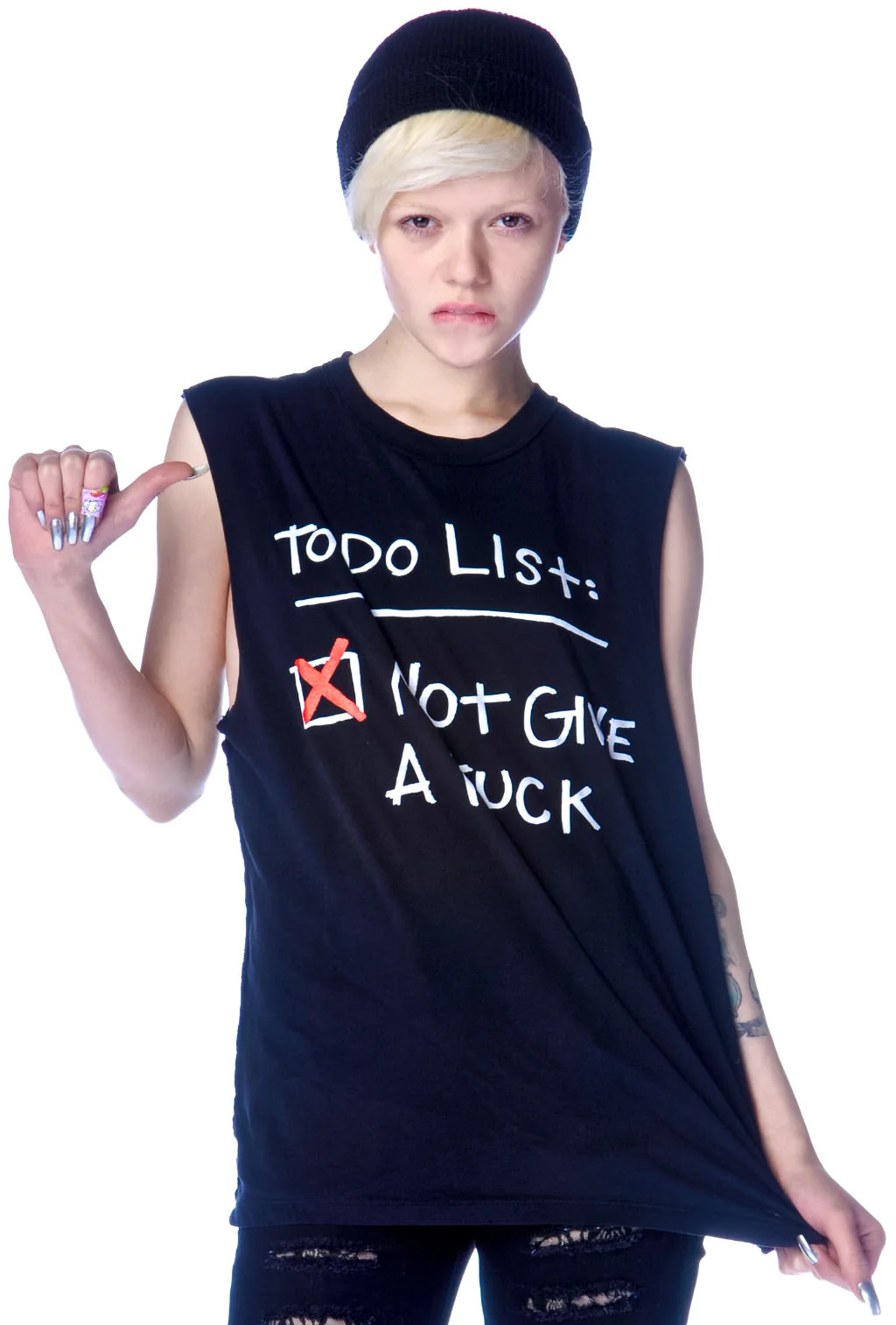 To Do List Muscle Tee - Image 4