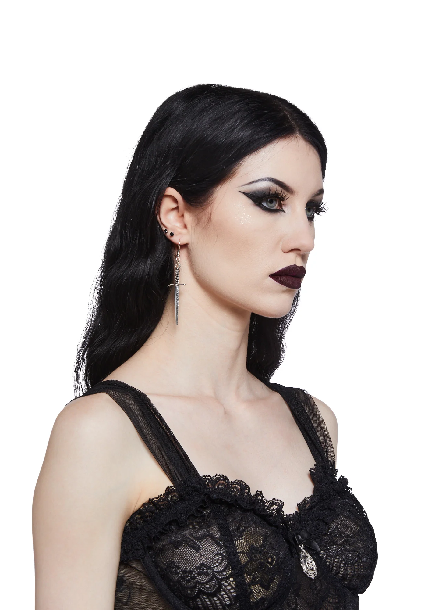 To The Hilt Drop Earrings - Image 3