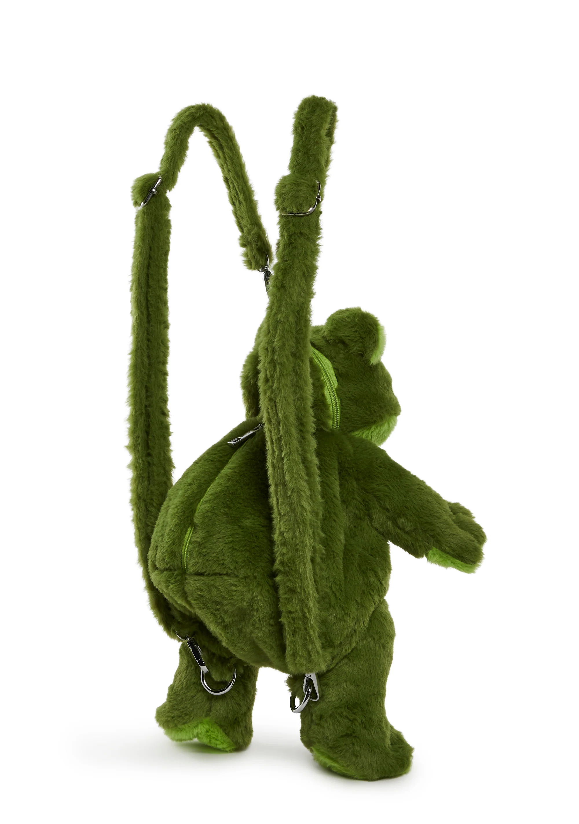 Toadally Rad Frog Plush Backpack - Image 4