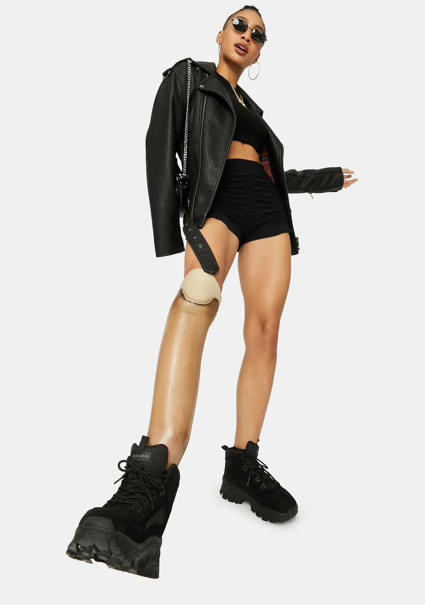 Too Blessed Ruched Frill Shorts - Image 3