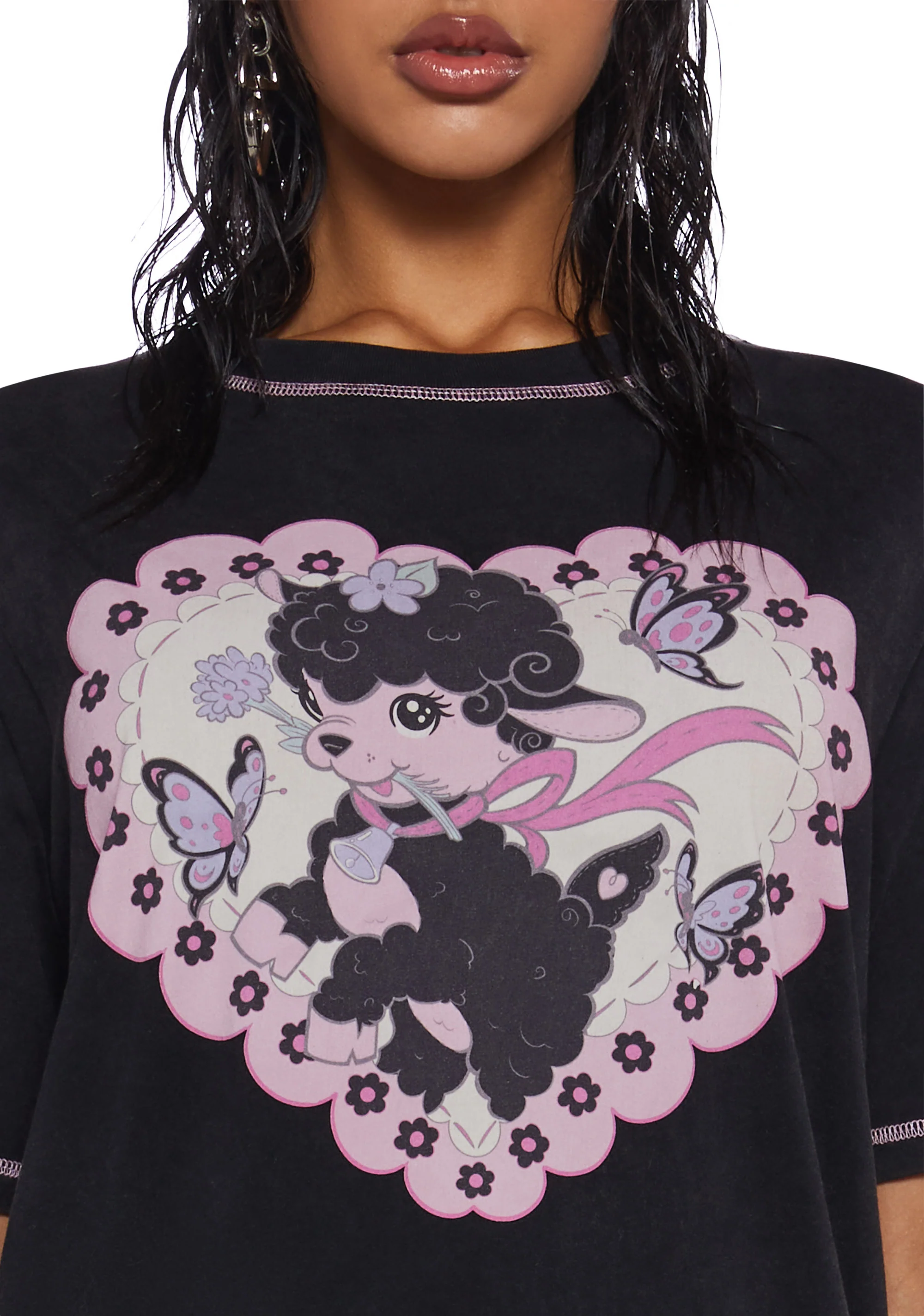 Too Cute To Care Graphic Tee - Image 5