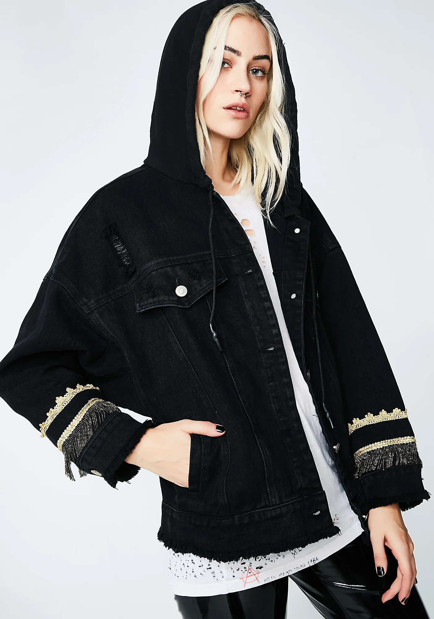 Too Good 4 U Hooded Jacket - Image 2