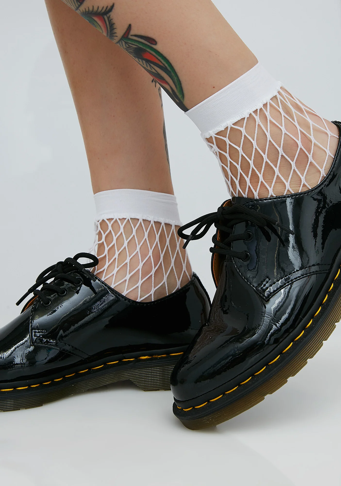 Too Hooked Fishnet Socks - Image 3