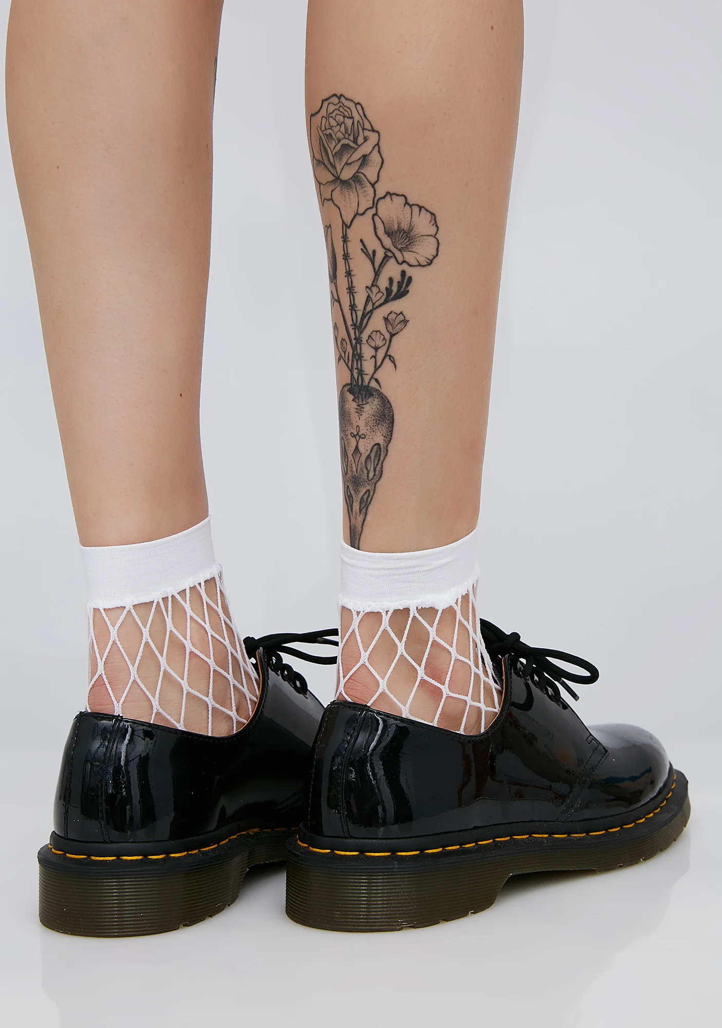 Too Hooked Fishnet Socks - Image 4