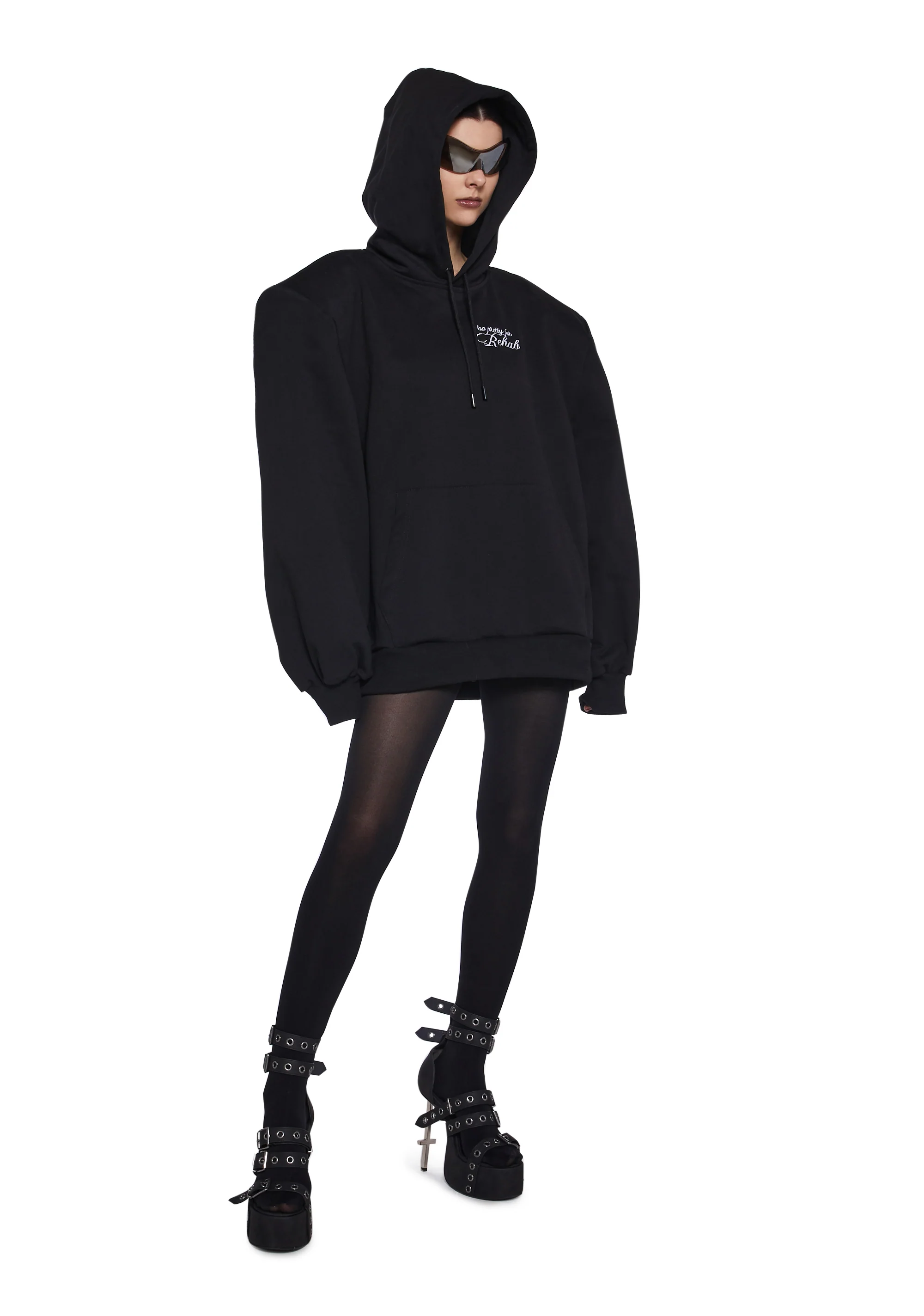 Too Pretty Oversized Hoodie - Image 6