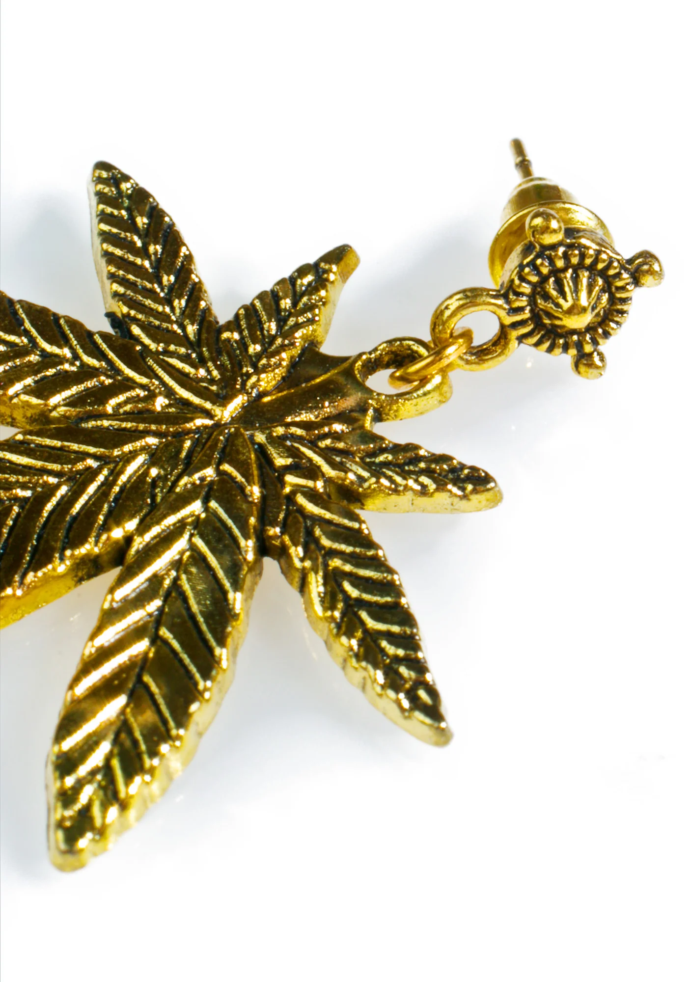 Top Shelf Leaf Earrings - Image 2
