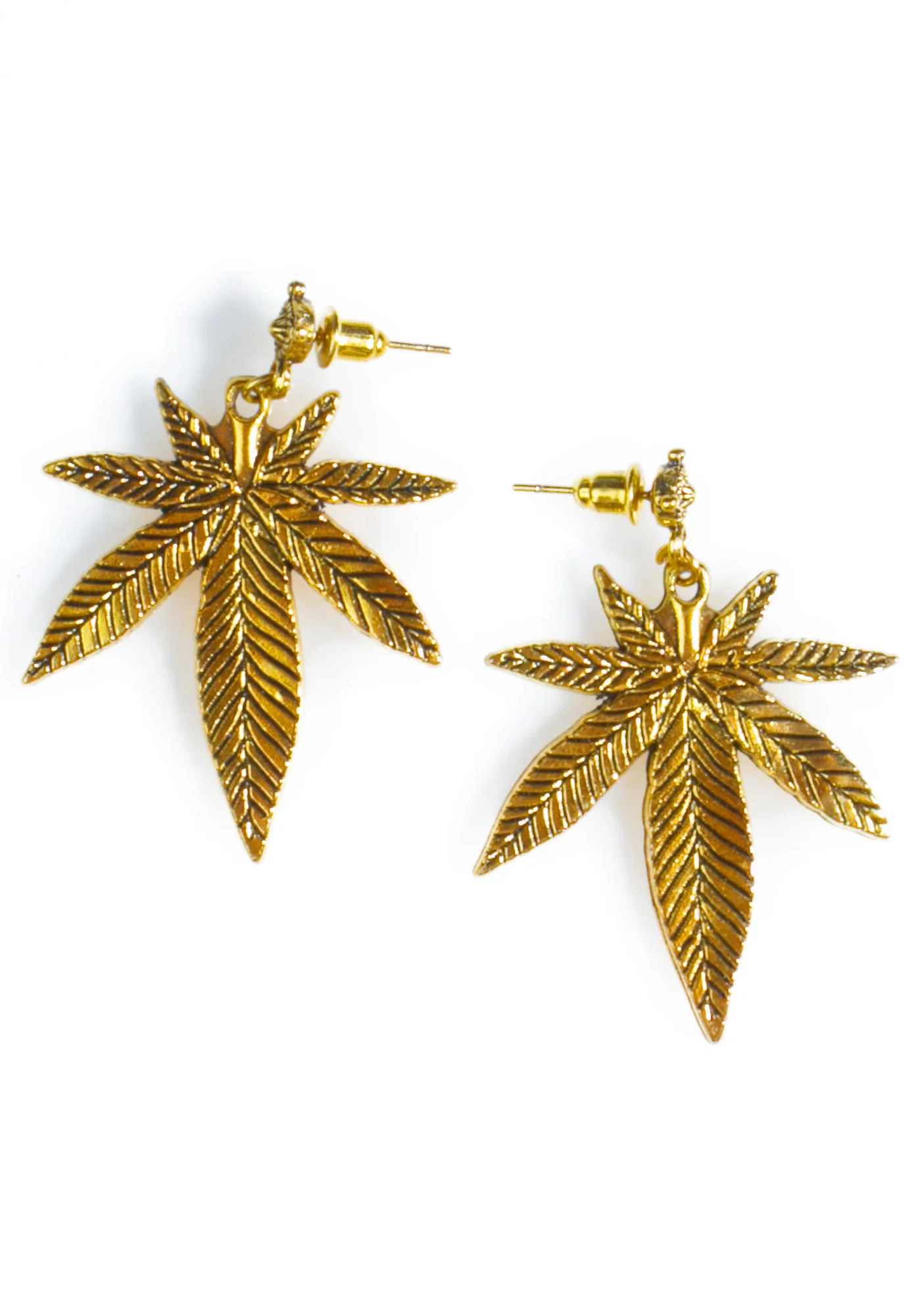 Top Shelf Leaf Earrings - Image 3