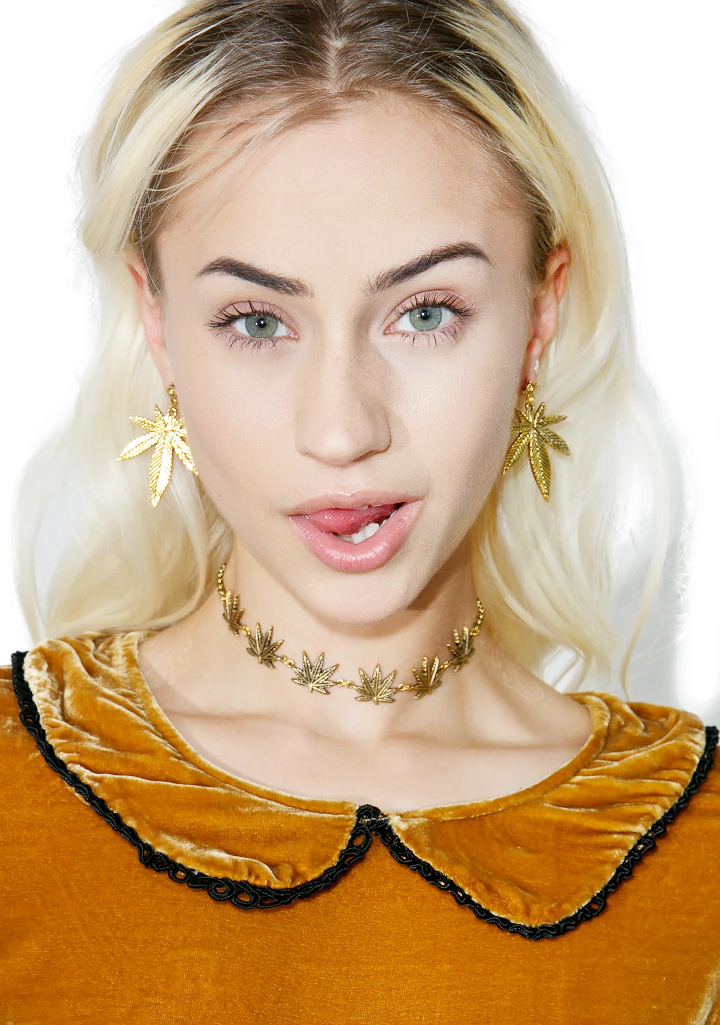 Top Shelf Leaf Earrings - Image 4
