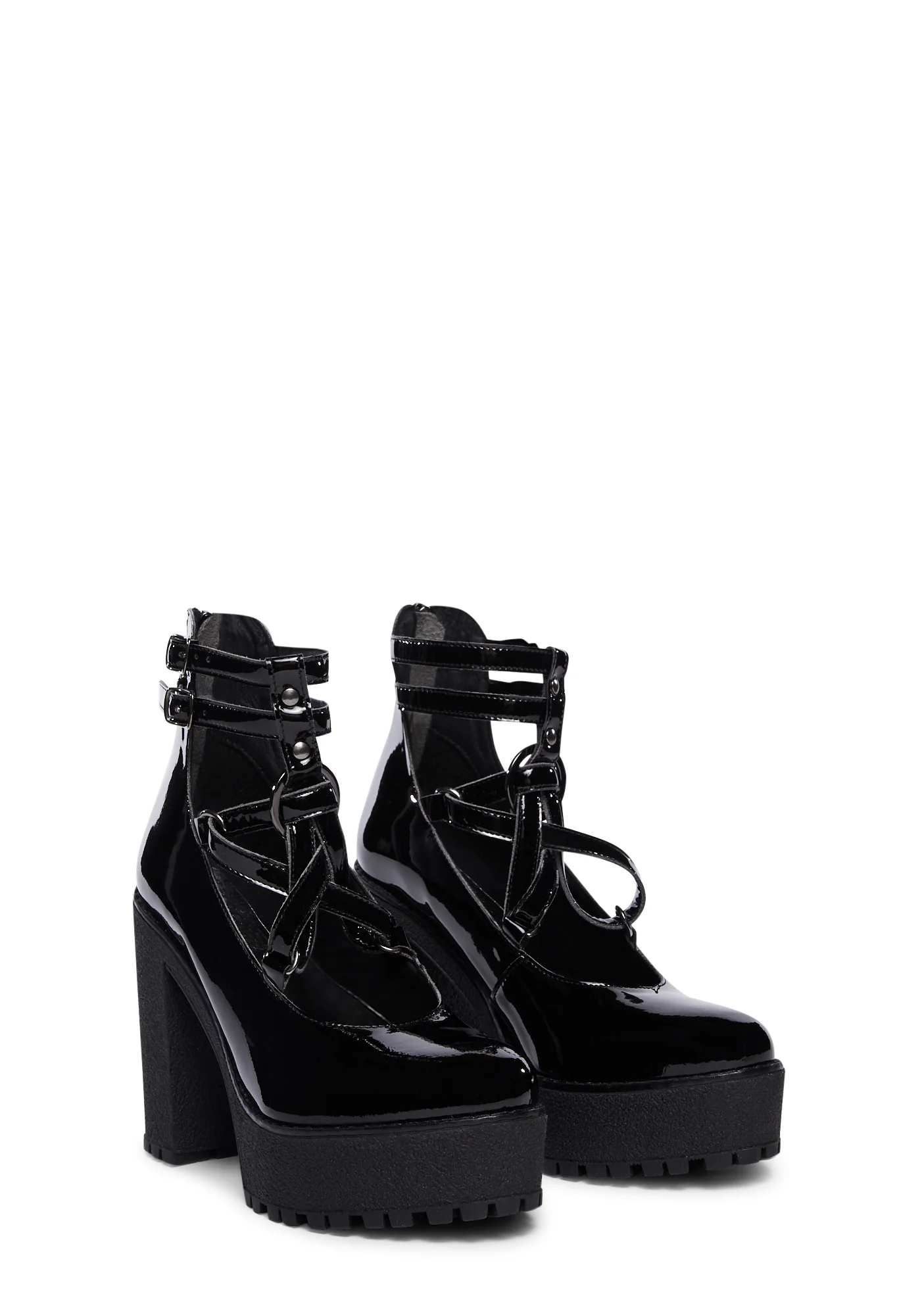 Topaz Patent Heels - Image 3