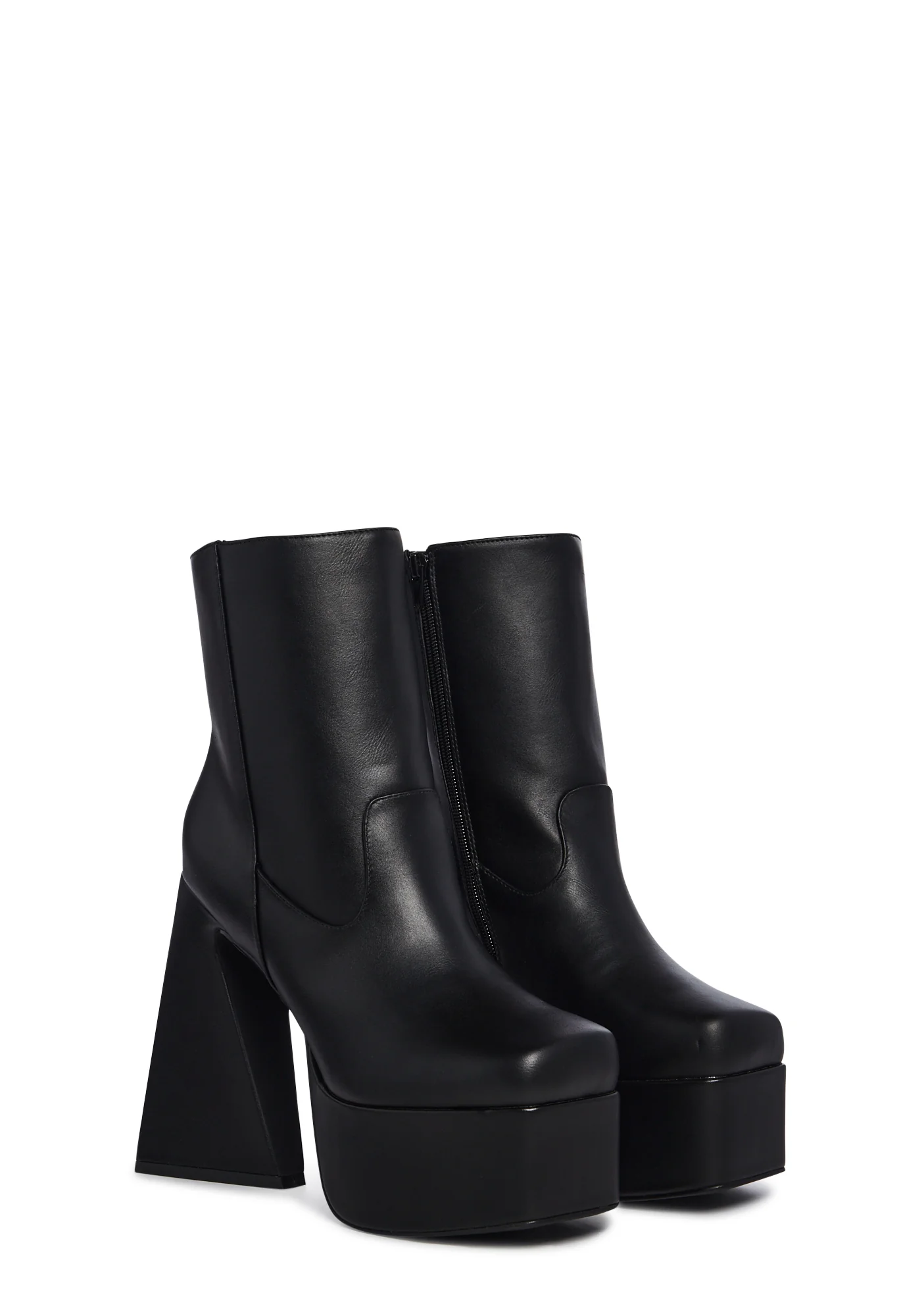Tori Platform Boots - Black - Image 3