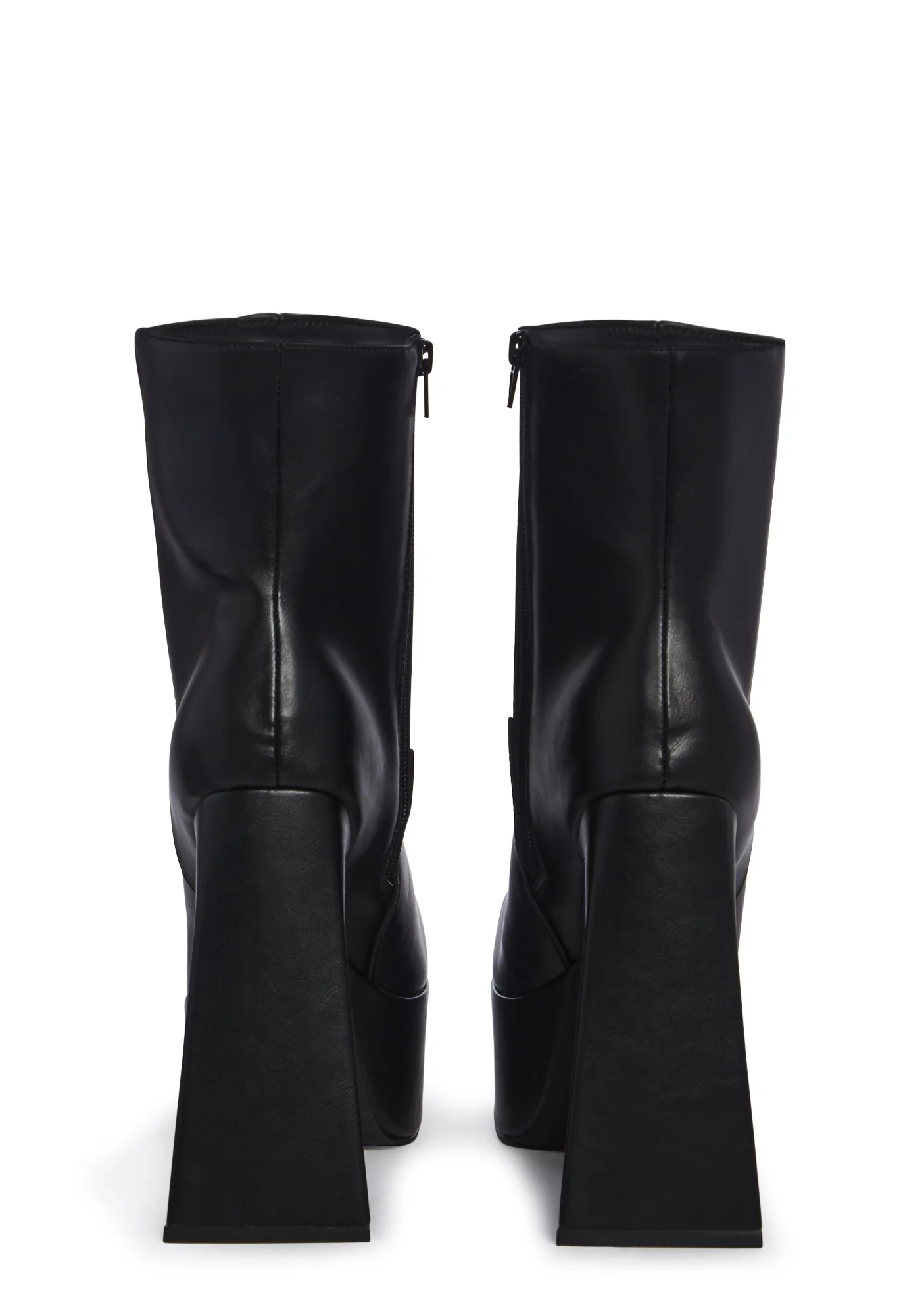 Tori Platform Boots - Black - Image 4