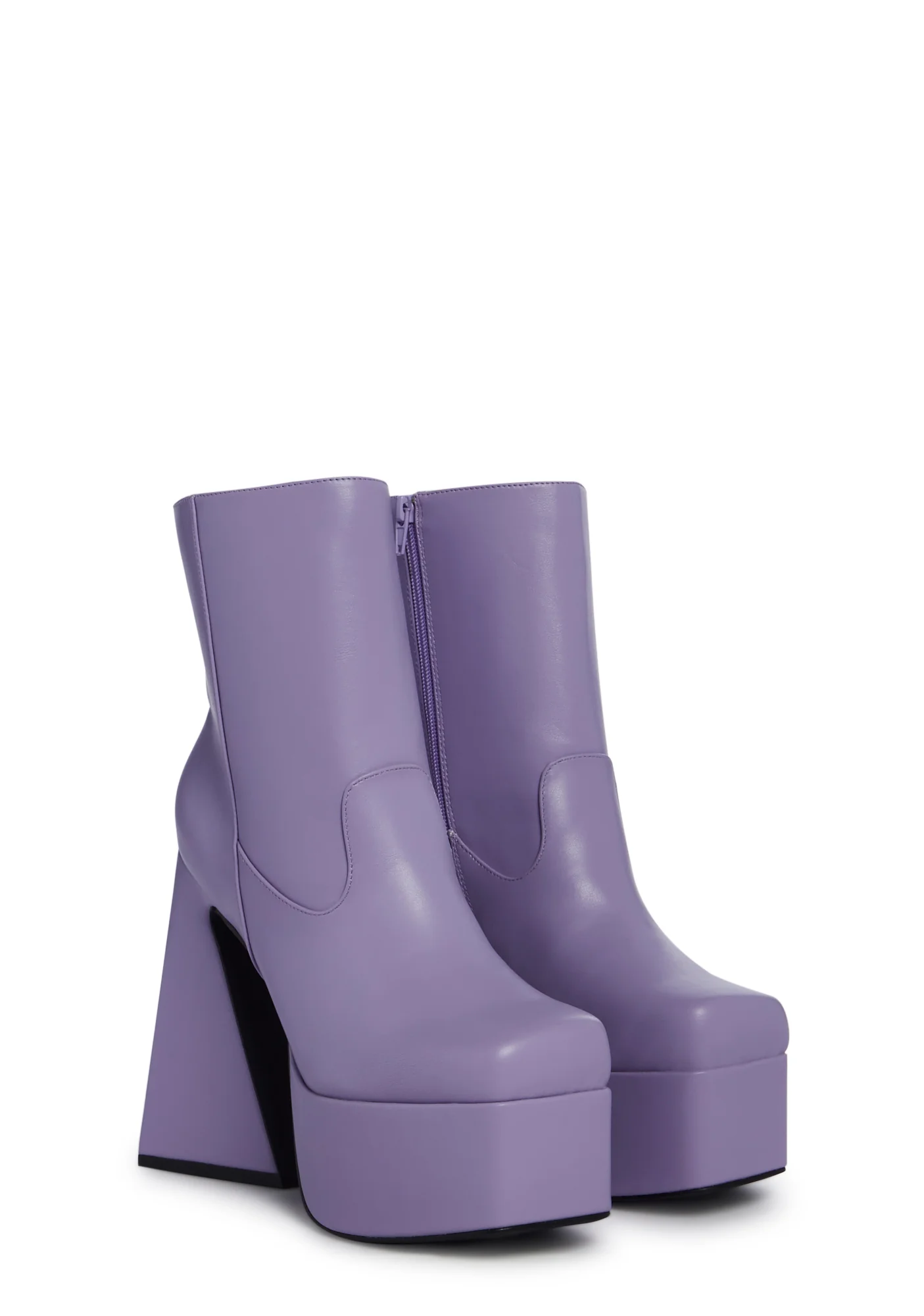Tori Platform Boots- Purple - Image 3