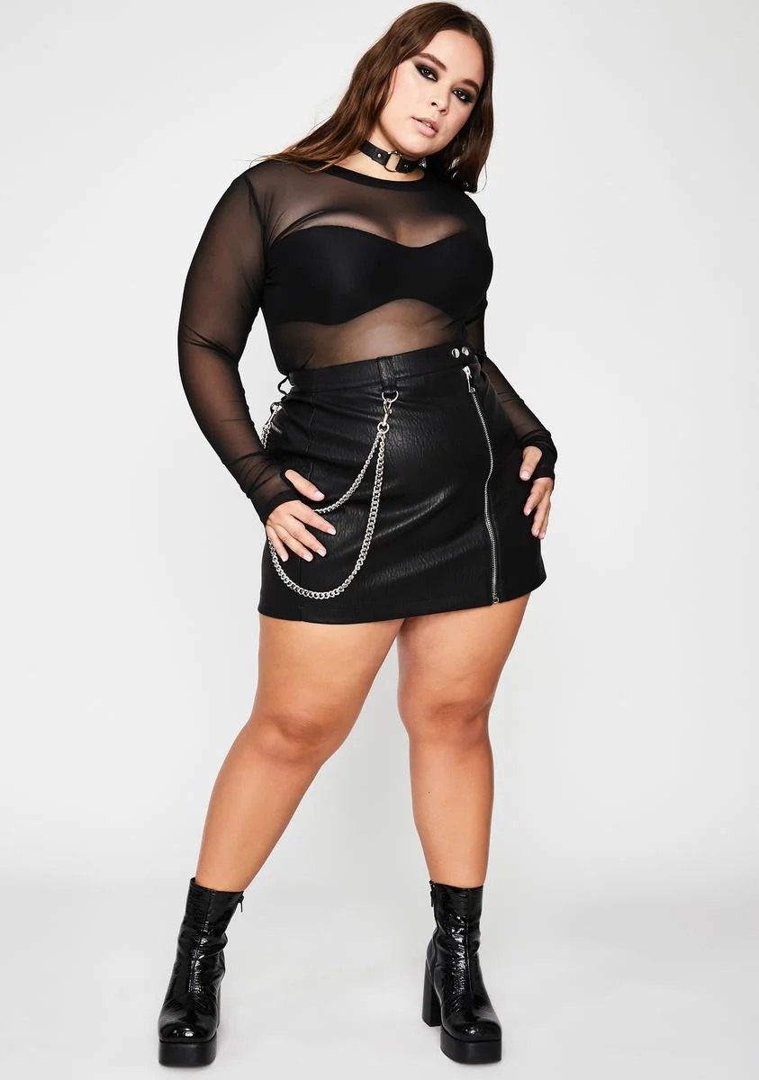 Total Manic Mindset Mini Skirt - Image 3