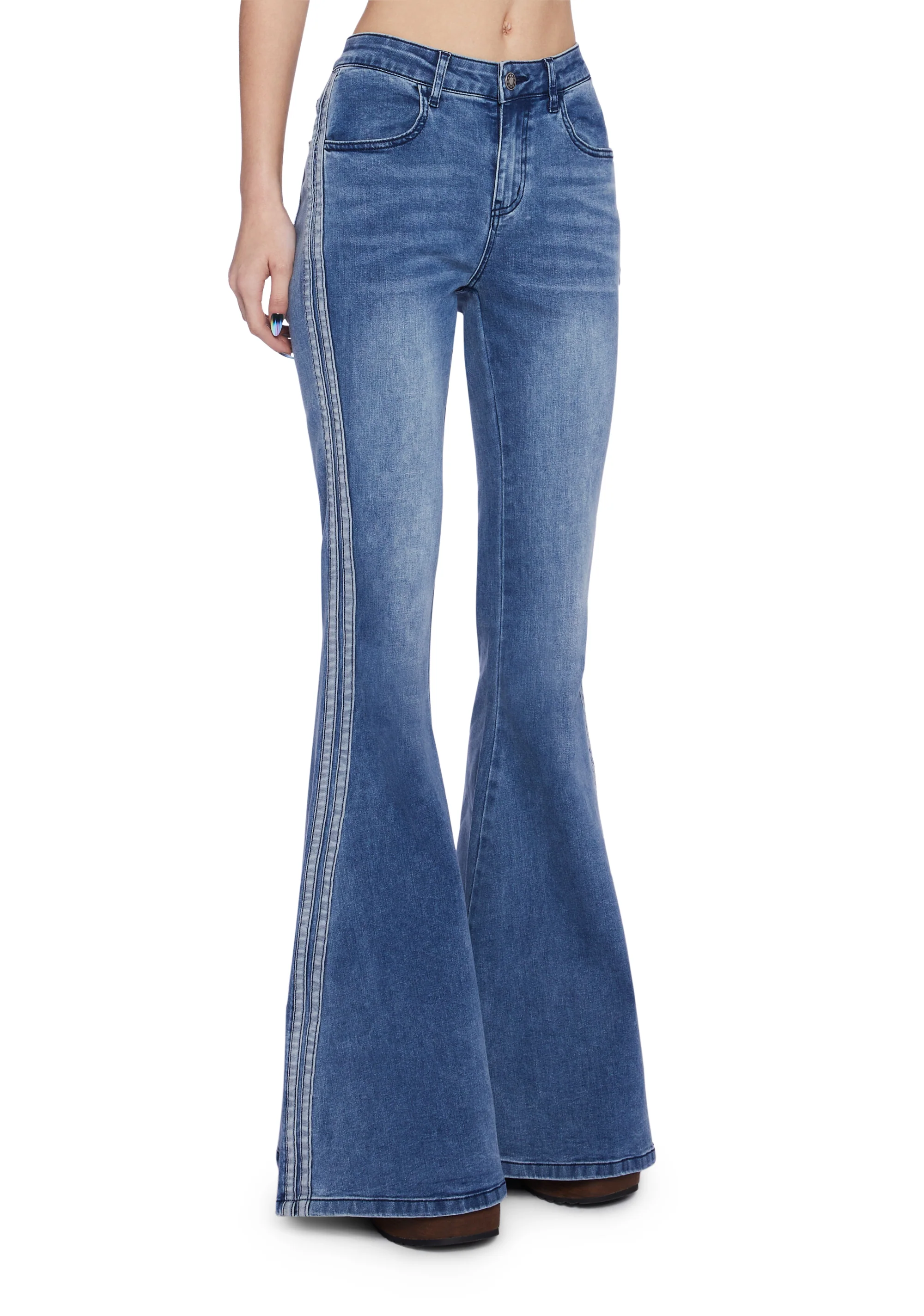 Totally Trippin Flared Jeans - Image 2