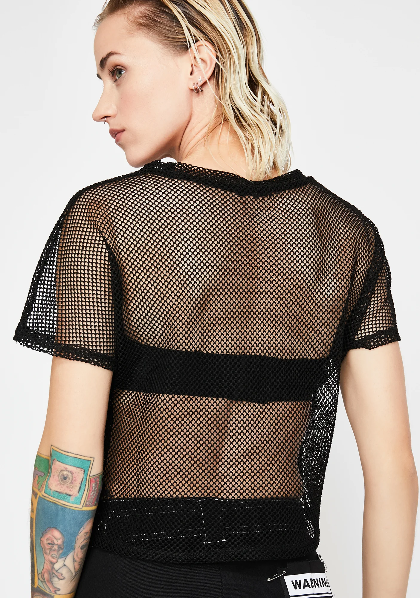 Toxic Pursuit Fishnet Tee - Image 4