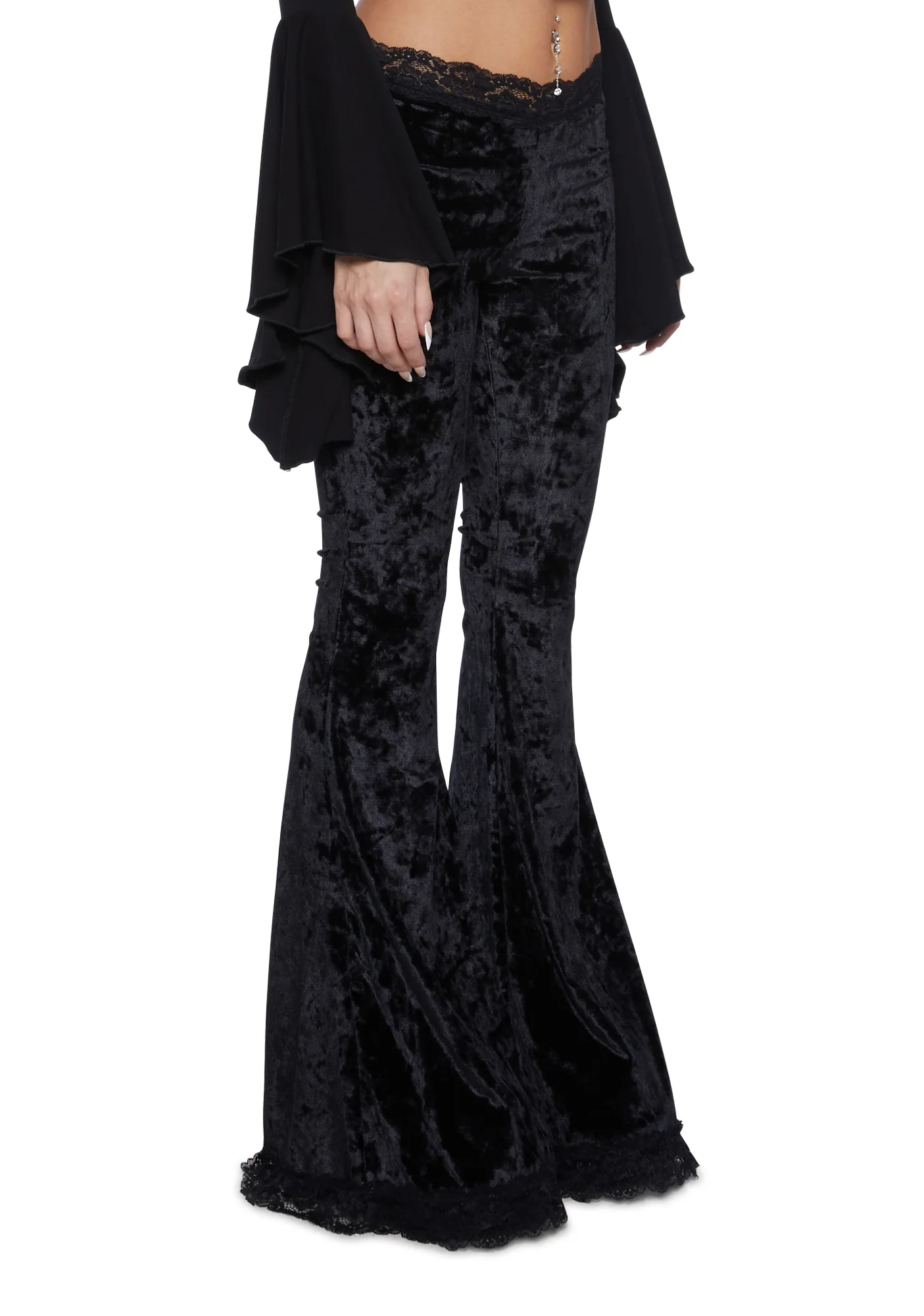 Traditional Alchemy Flared Leggings - Black - Image 3