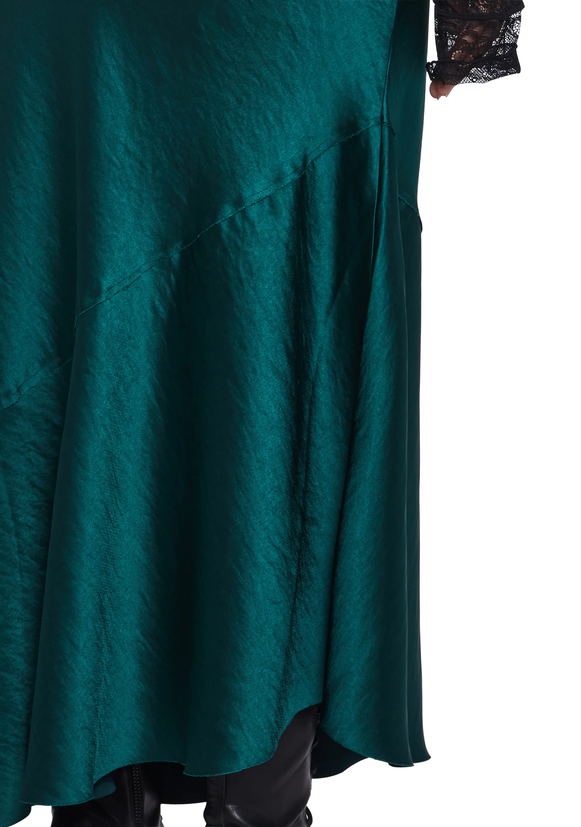 Tragically Divine Satin Midi Skirt - Image 10