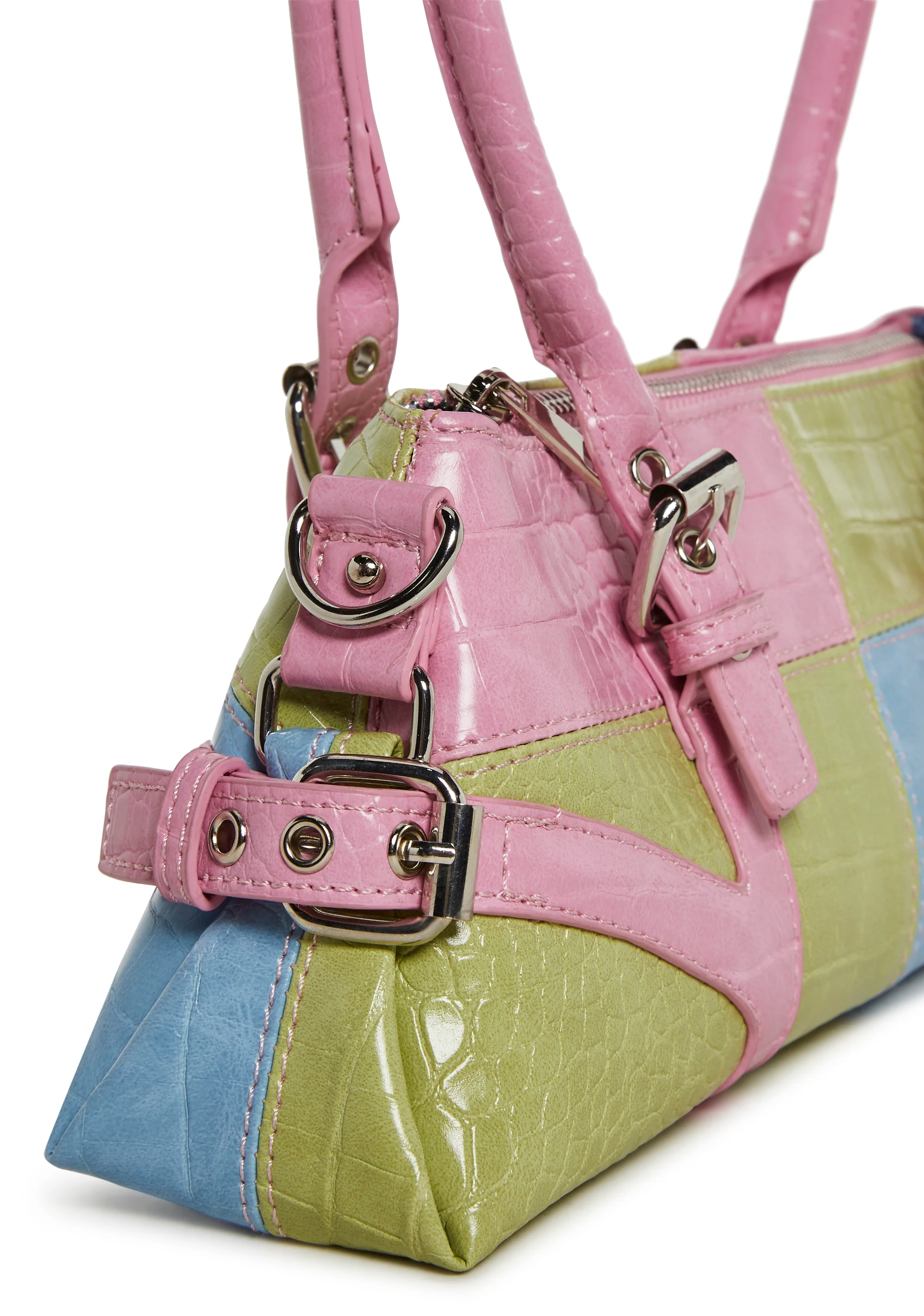 Gossip Date Patchwork Handbag - Image 2