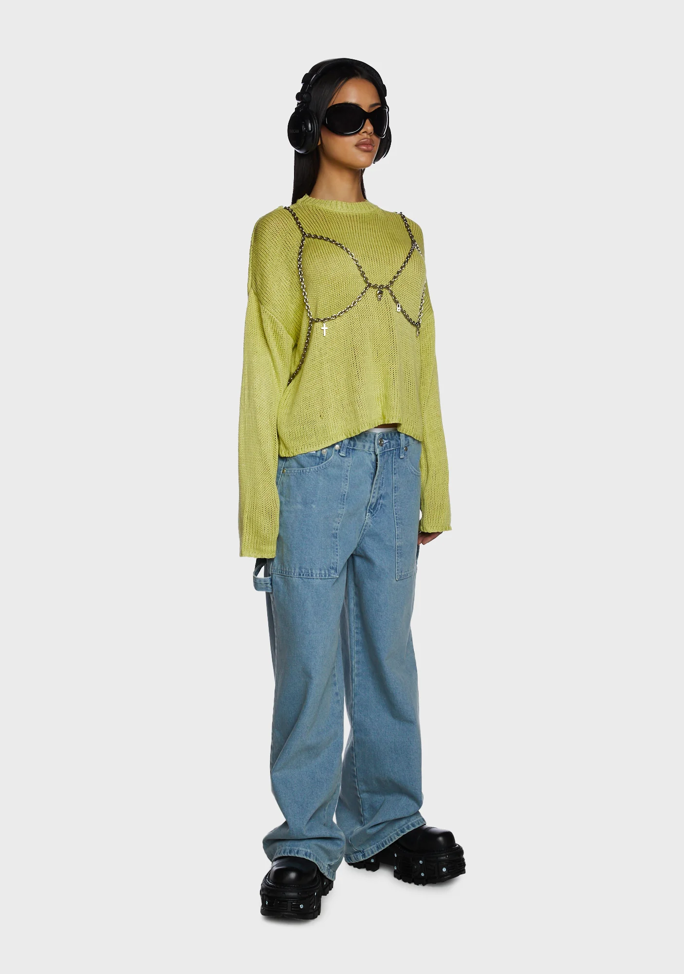 Trinket Layered Knit Sweater - Image 5