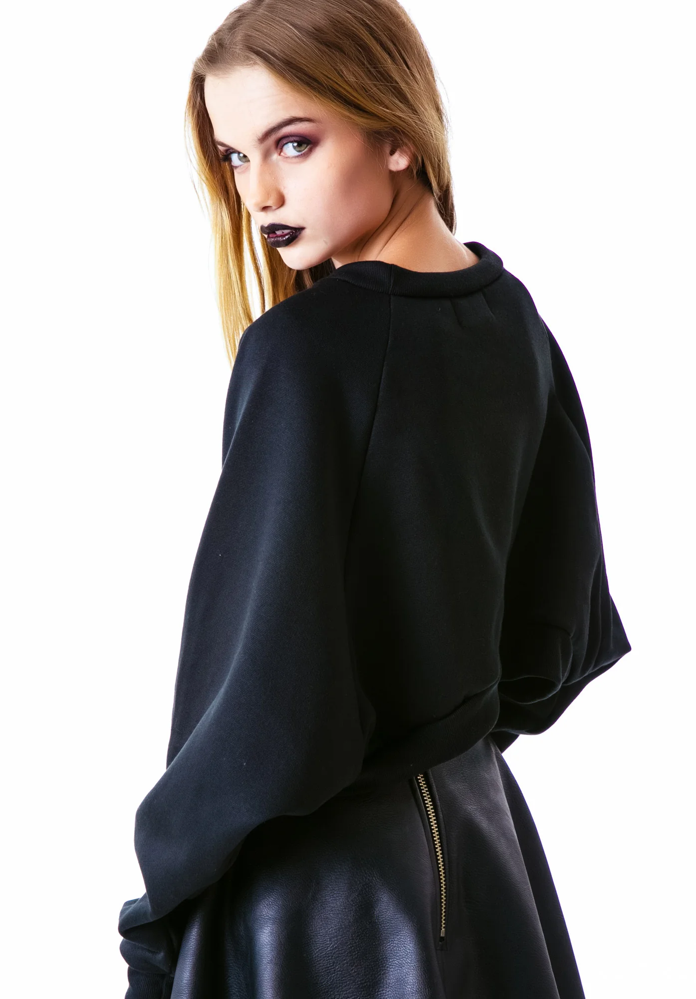 Trippy Cropped Sweatshirt - Image 3