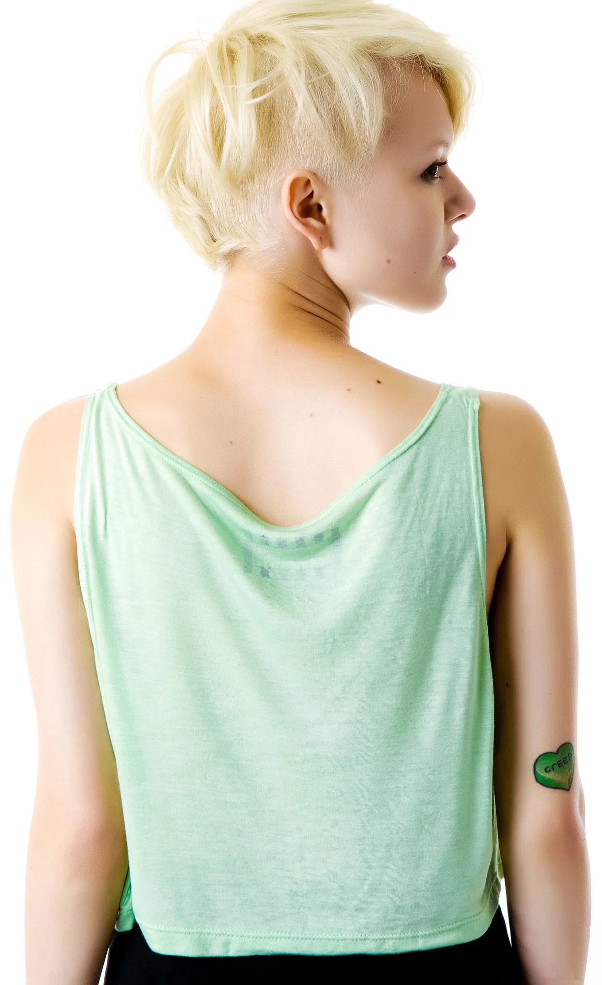 Trippy Cropped Tank Top - Image 2