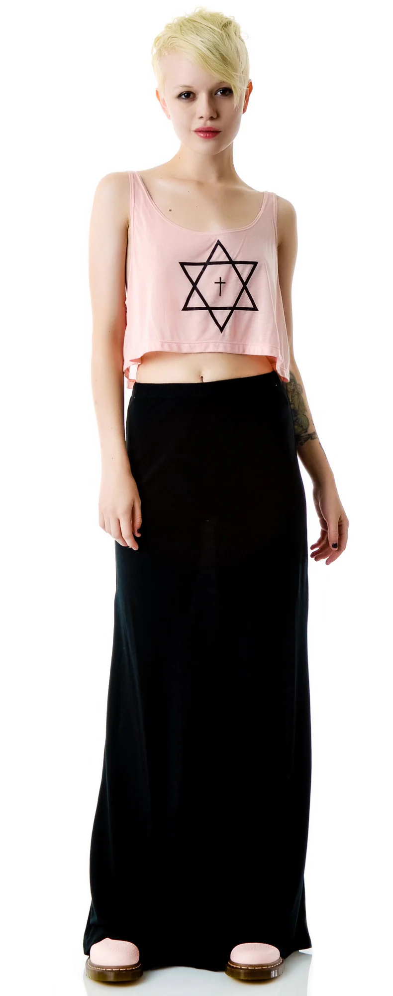 Trippy Cropped Tank Top - Image 9