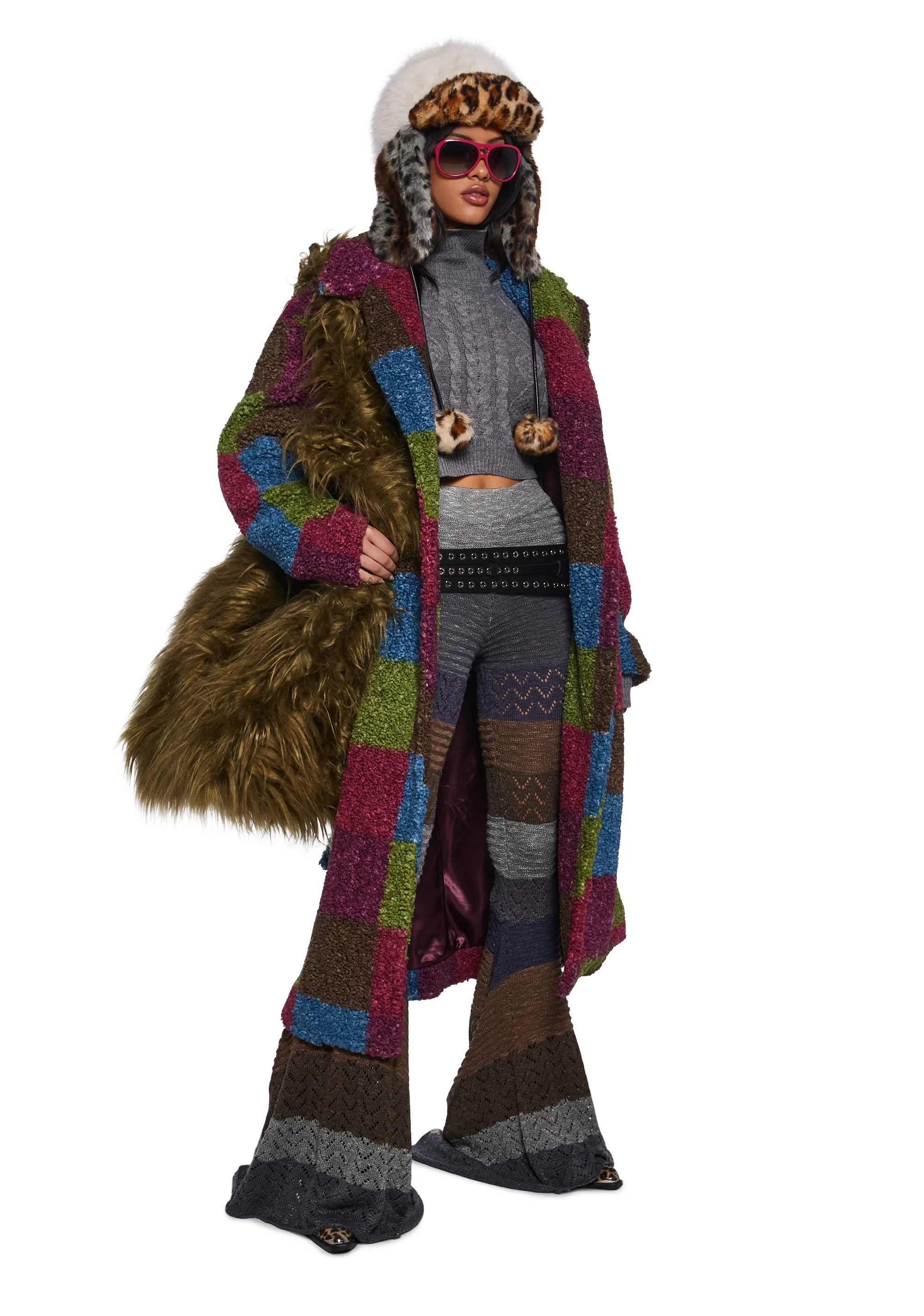 Trippy Fads Crochet Pants - Multi - Image 4
