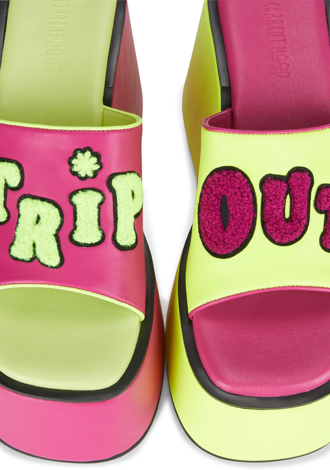 Trippy Side Platform Sandals - Image 2