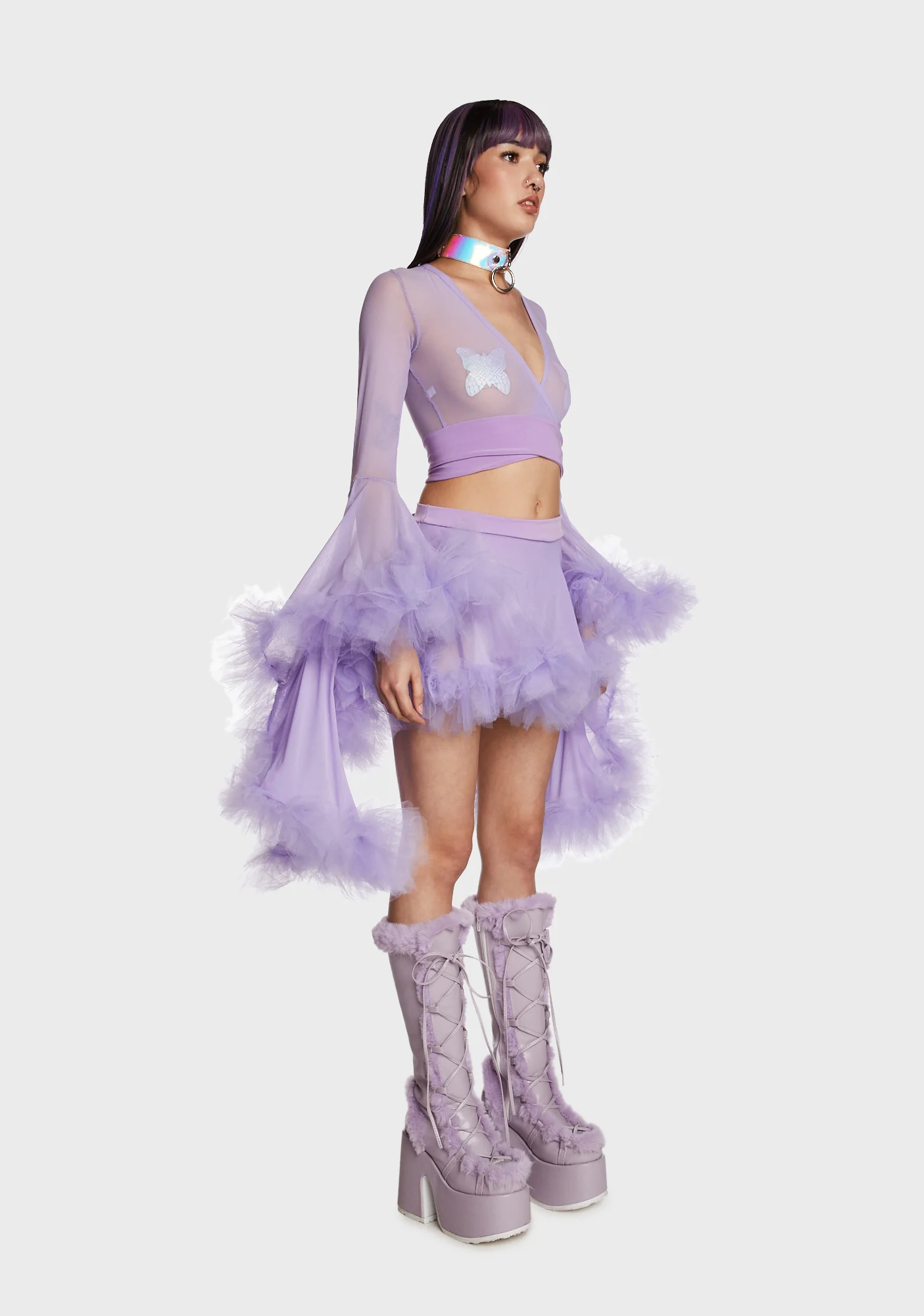 Tulle Fairy Set - Lilac - Image 4