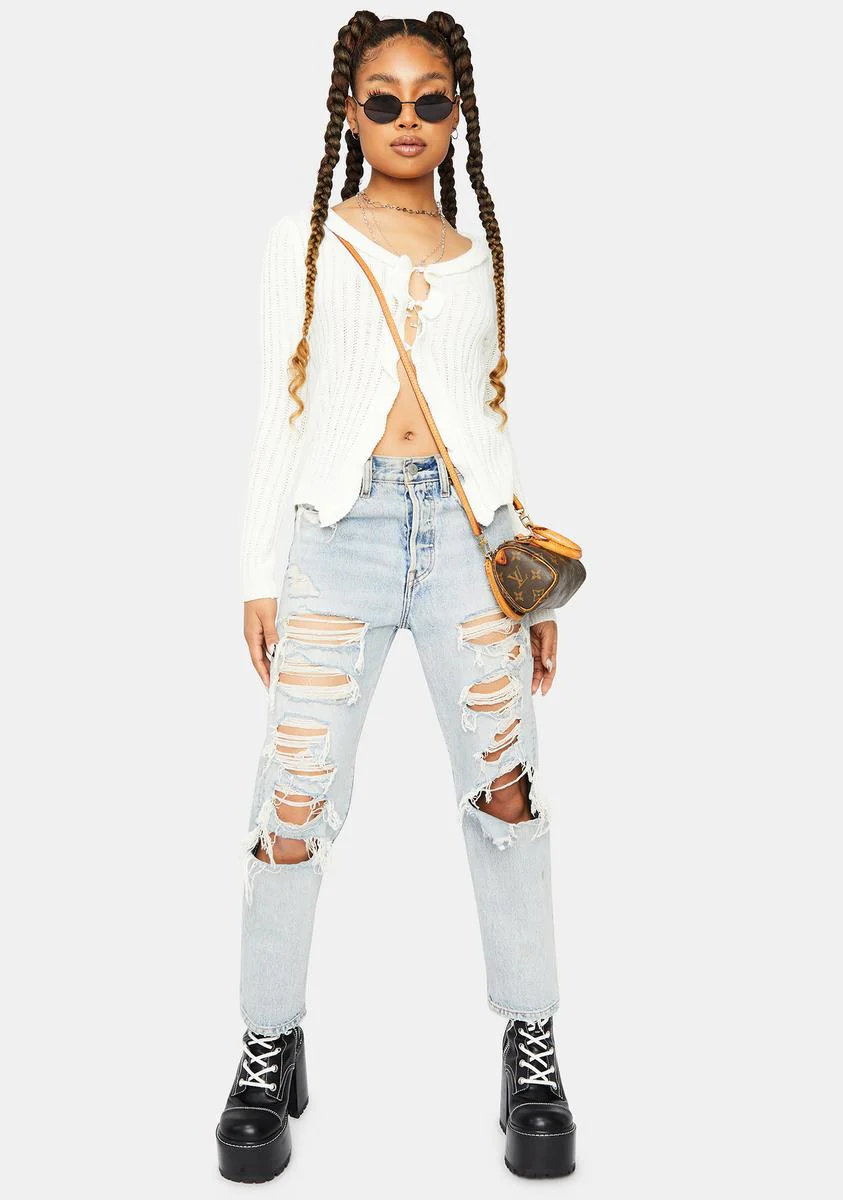Turning Minds Open Front Crop Top - Image 3