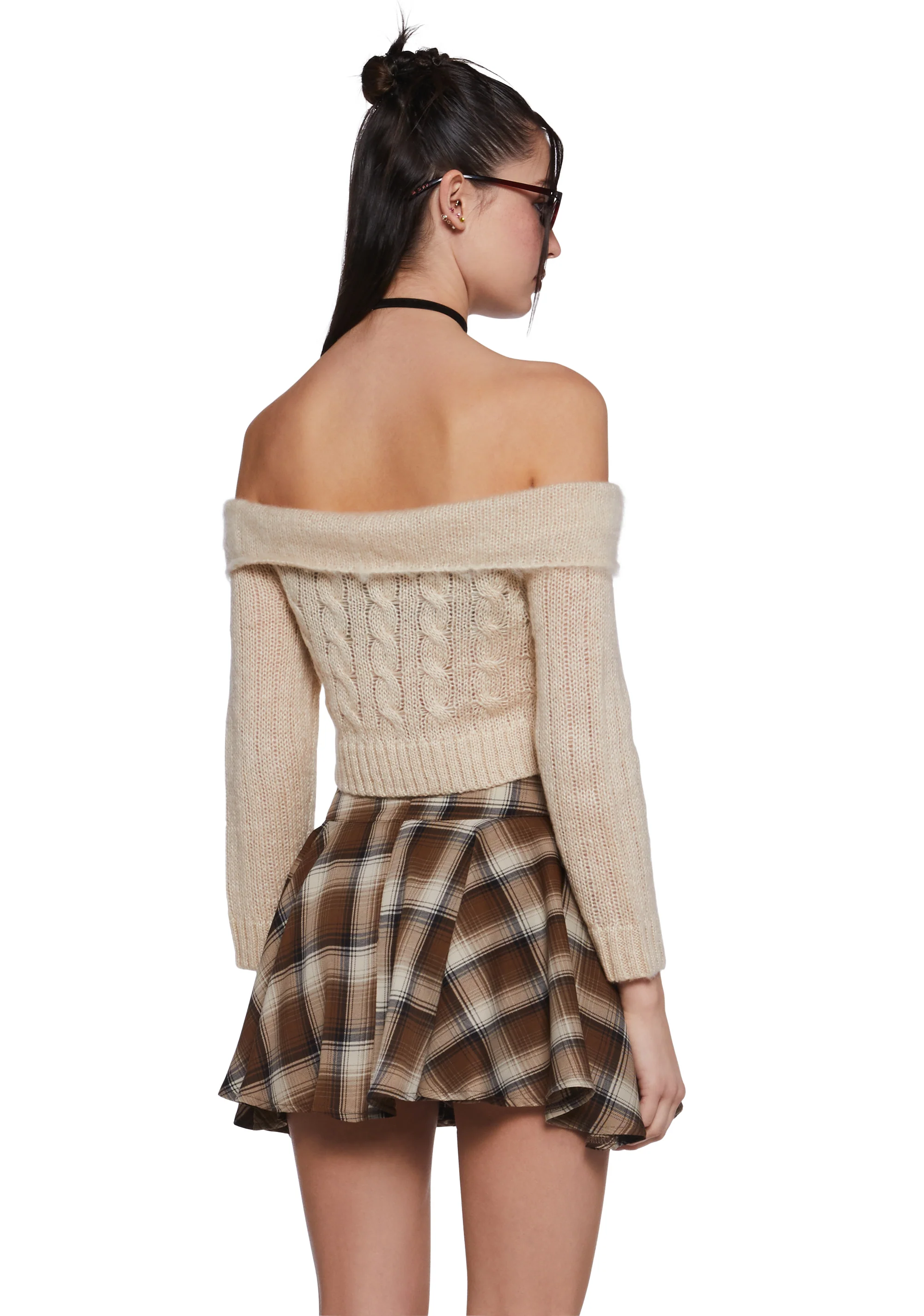 Tutoring Hours Cropped Sweater - Image 4